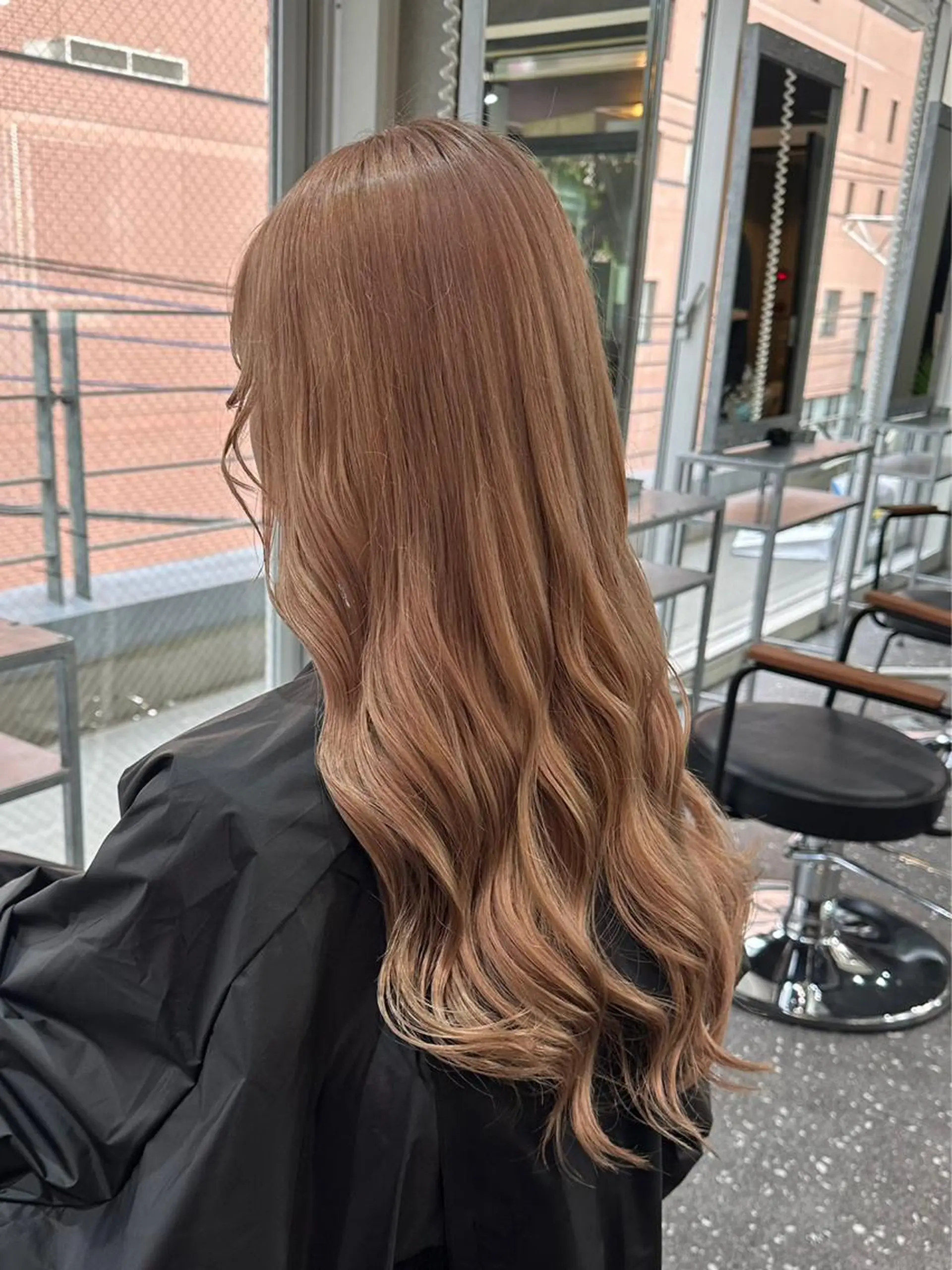 ロング ボブ エクステ ハイライト 髪質改善 韓国風ヘア ヘアカラー 【公式】髪質改善 Oto.吉祥寺のヘアスタイル