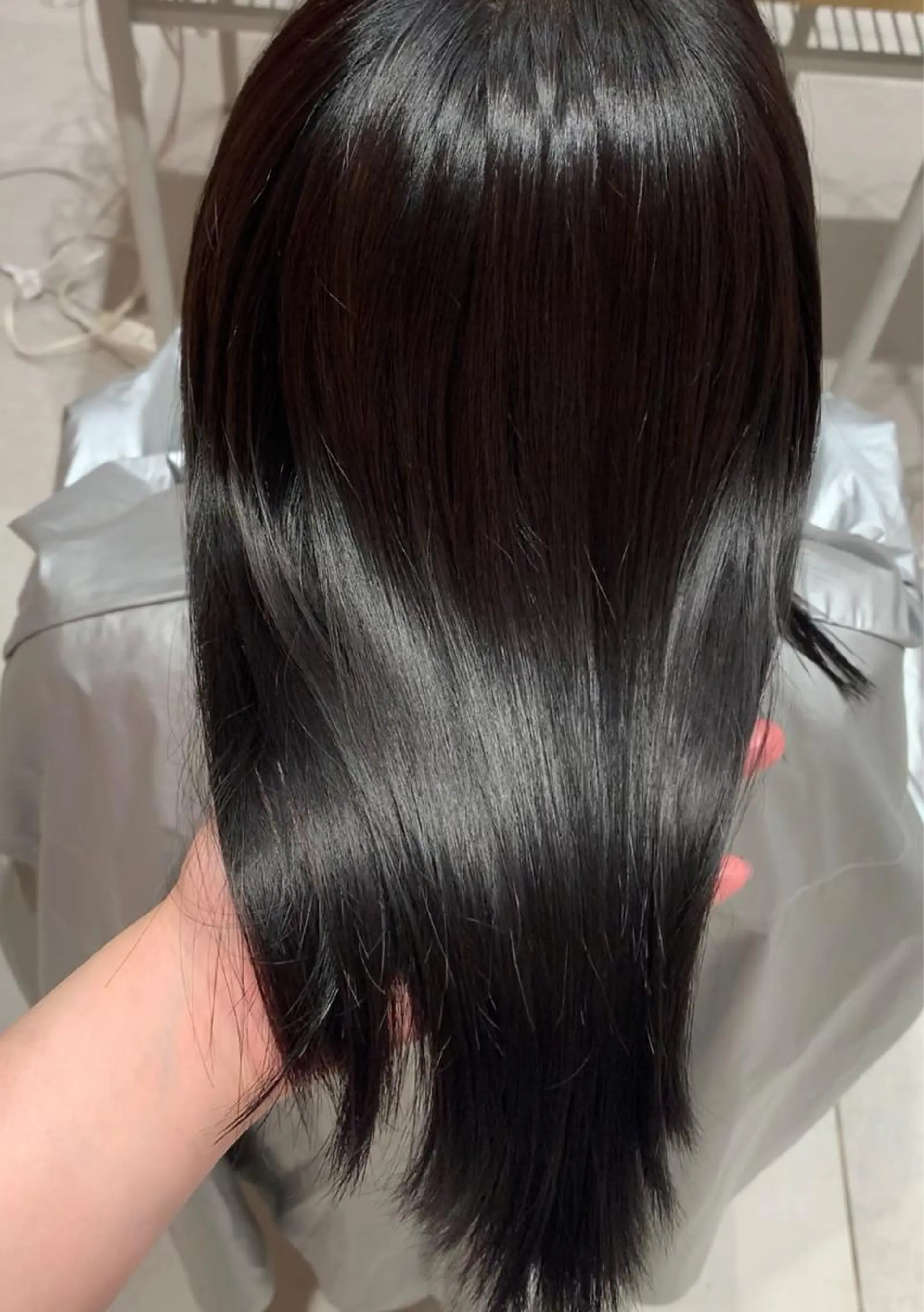 セミロング カラー ヘアアレンジ 内田 志乃のヘアスタイル