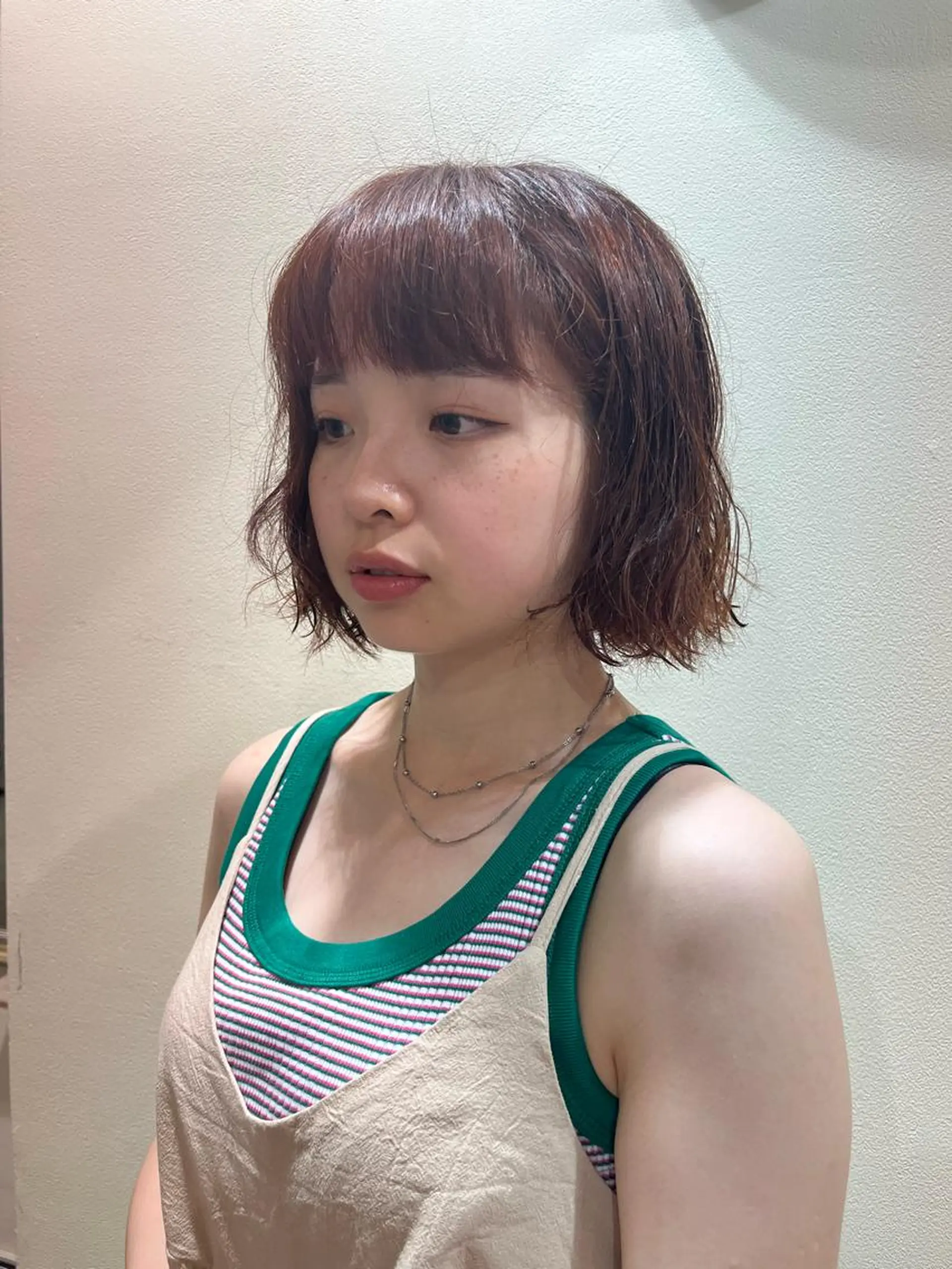 カラー ブラウンカラー オレンジ オレンジブラウン figue所属・カットモデル募集🤍 🐇anzuのヘアスタイル