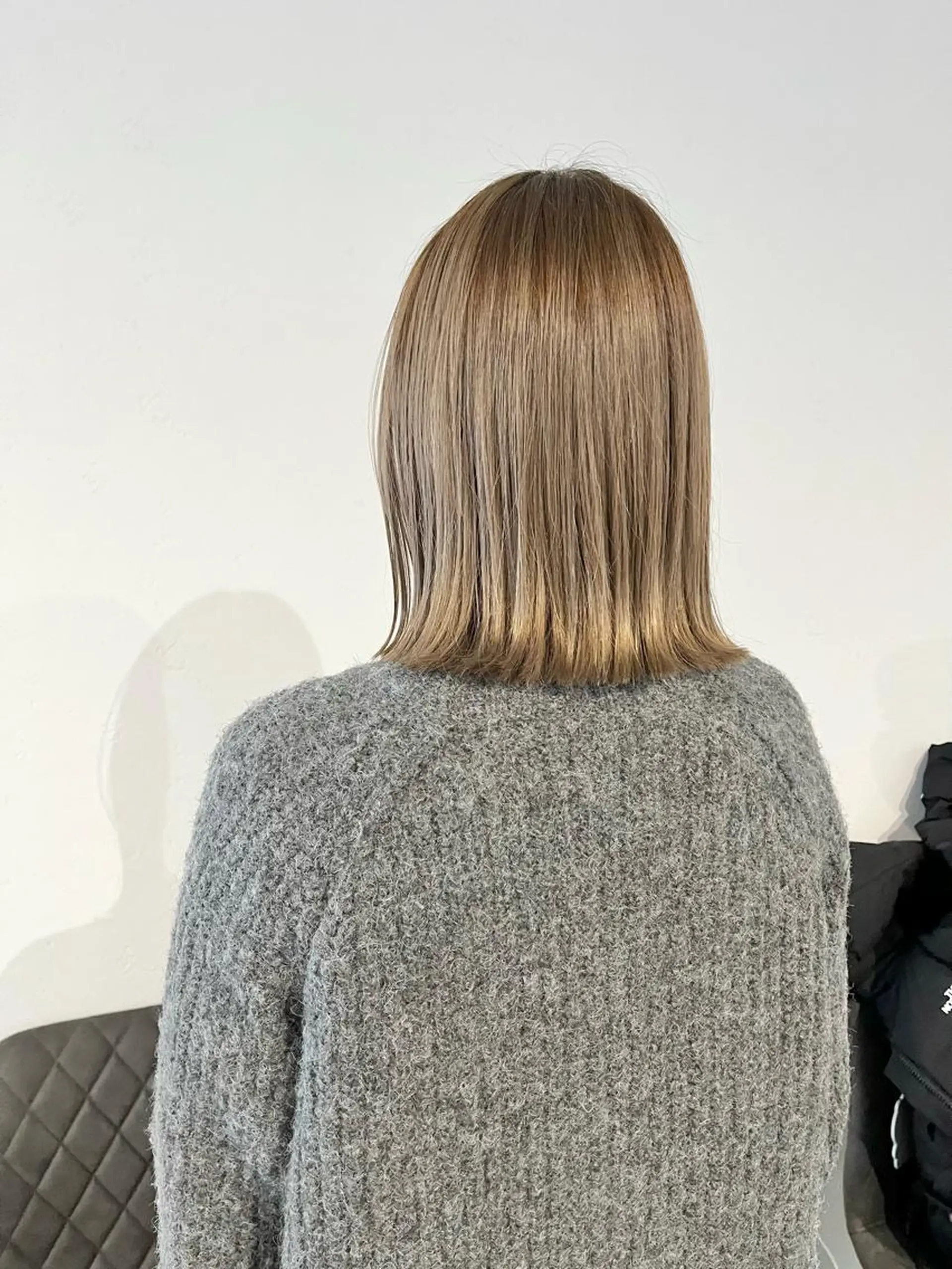 ミディアム カラー ベージュカラー ブリーチ グラデーションカラー グレージュ ハイトーンカラー カット ヘアカラー ショート/パーマ/ カラー/FUKOのヘアスタイル