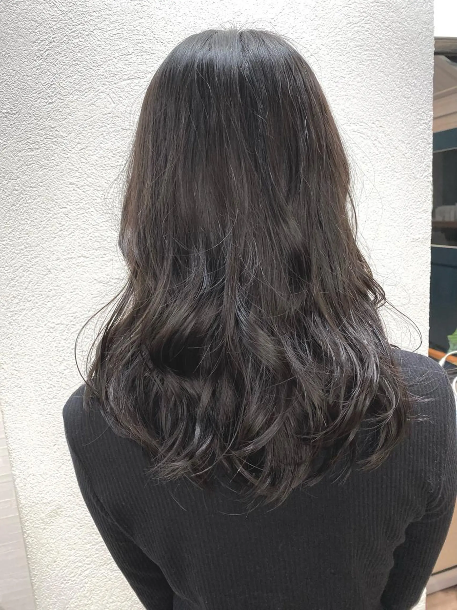 セミロング カラー グレージュ ヘアカラー 野呂 隼人のヘアスタイル