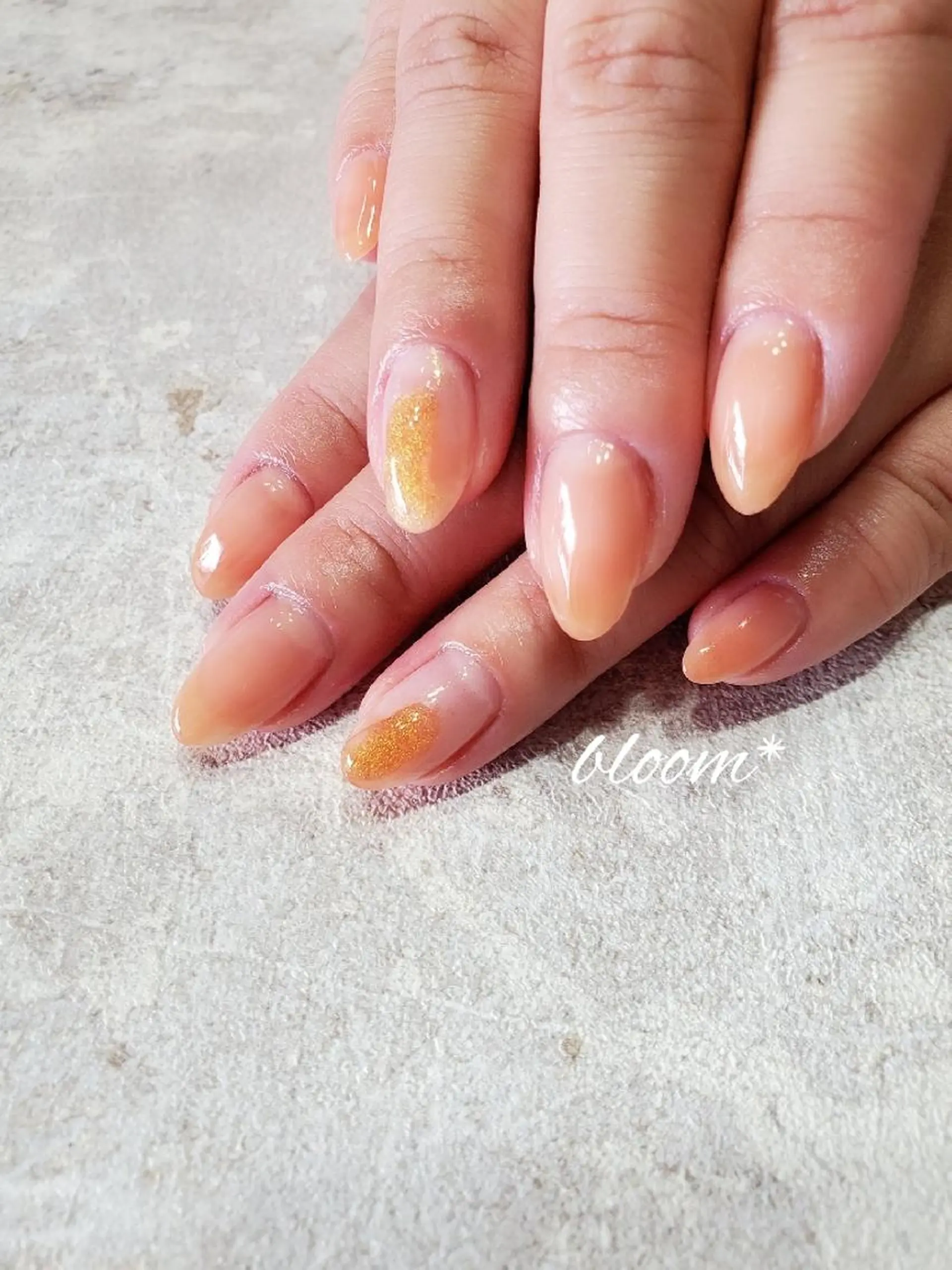 ネイル アートネイル シンプルネイル bloom *のネイルデザイン