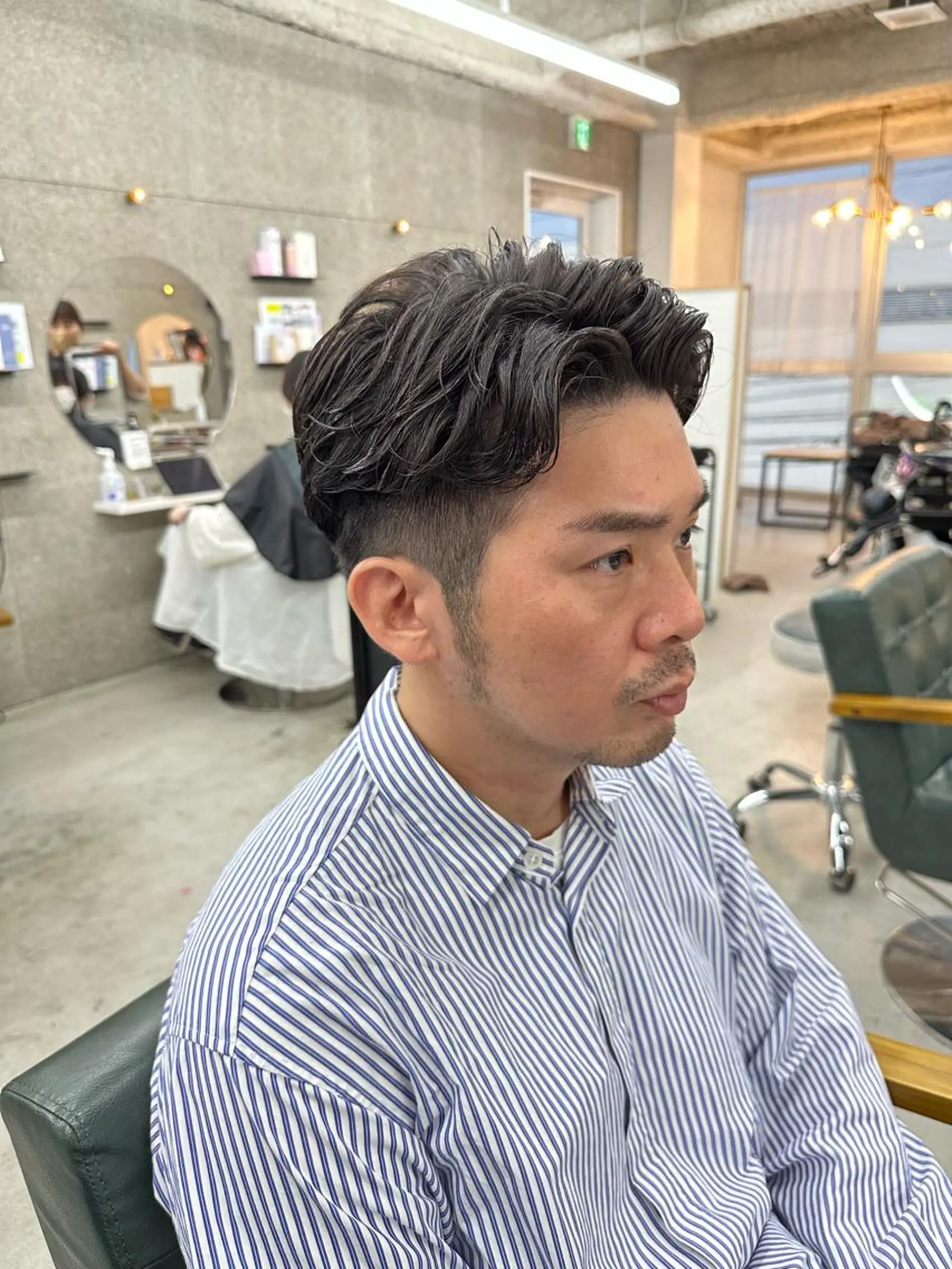 パーマ メンズ メンズパーマ ニュアンスパーマ カット パーマ 八谷 将平のヘアスタイル