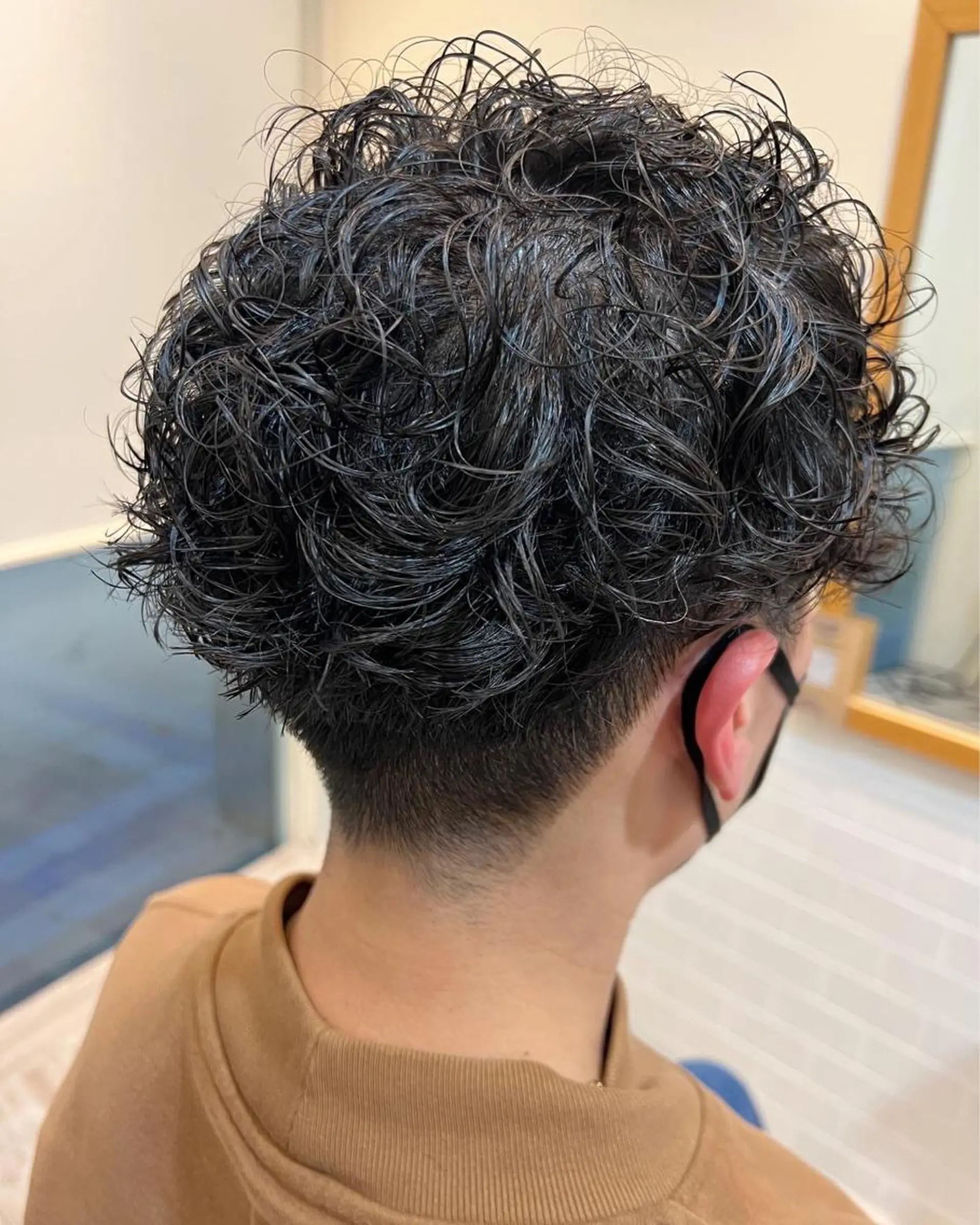 パーマ メンズ メンズパーマ プードルパーマ プードルパーマ カット パーマ タナカ マヤ/金沢八景のヘアスタイル