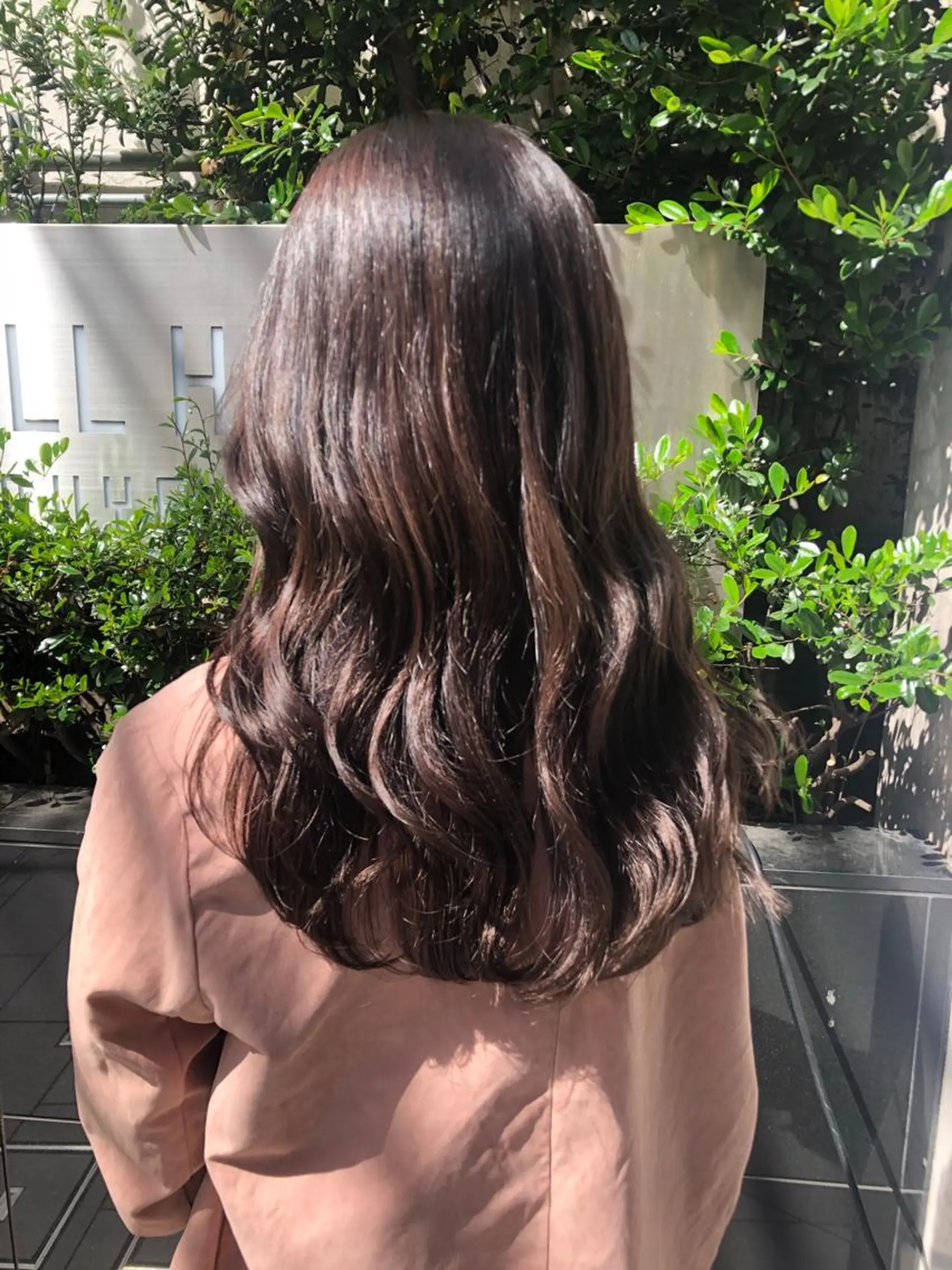 ロング ピンクブラウン ヘアカラー トリートメント ボブ/縮毛矯正/ レイヤー/塚田のヘアスタイル