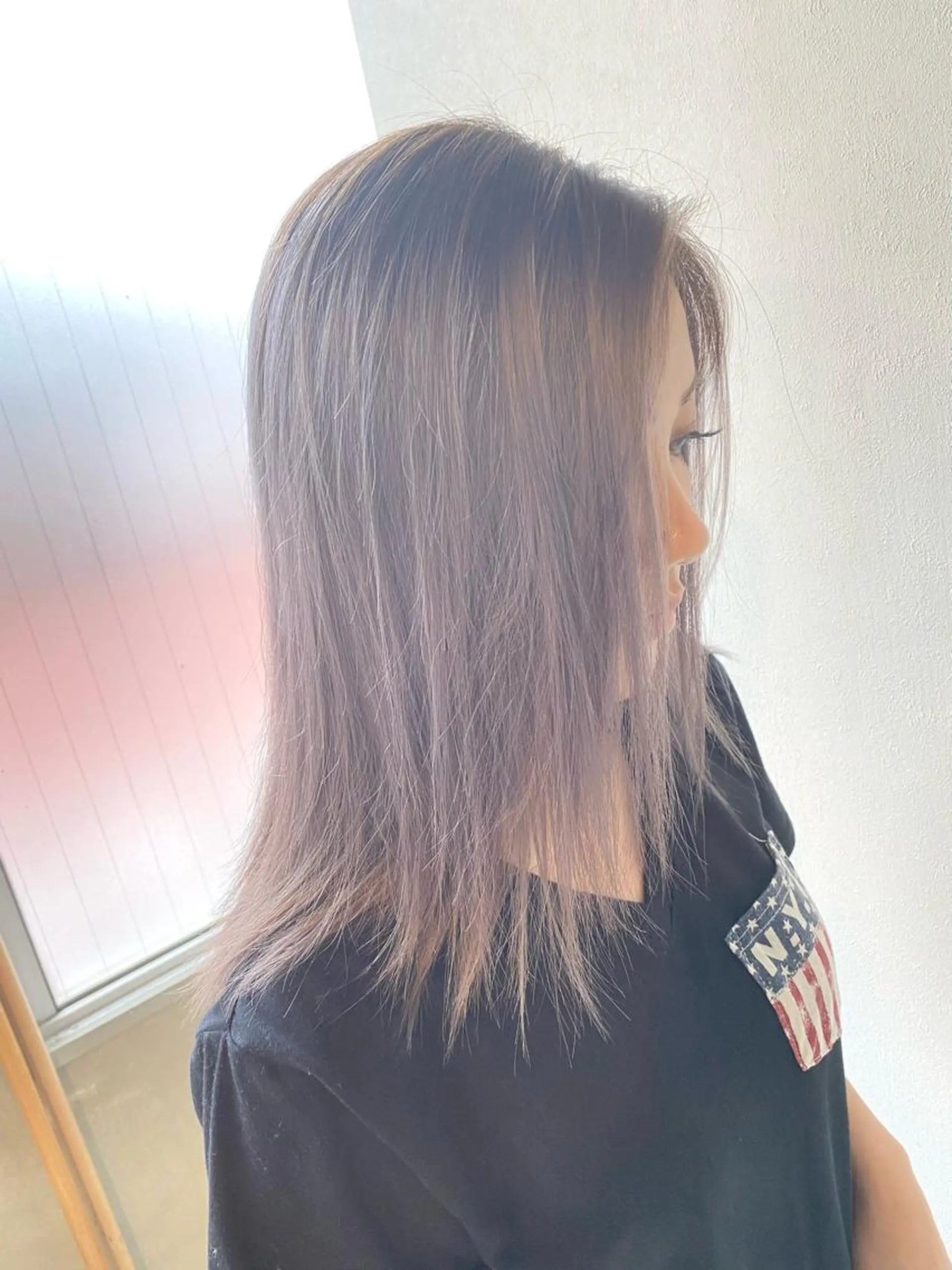 ミディアム カラー SORA.桂川店所属・内野 友貴のヘアスタイル