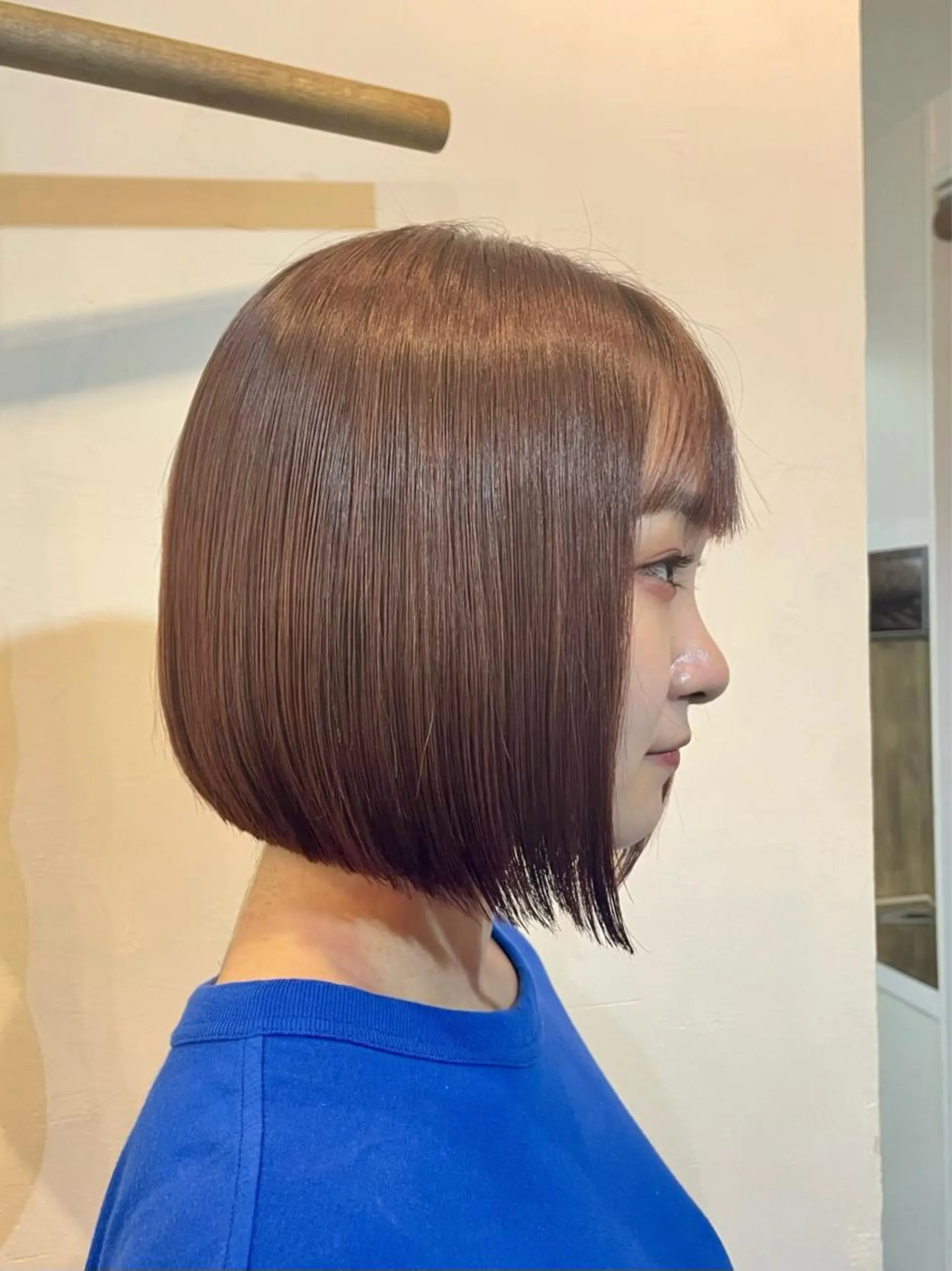 ショート カラー 前下がりボブ ボブ chezlion et nature所属・中野 ゆかのヘアスタイル