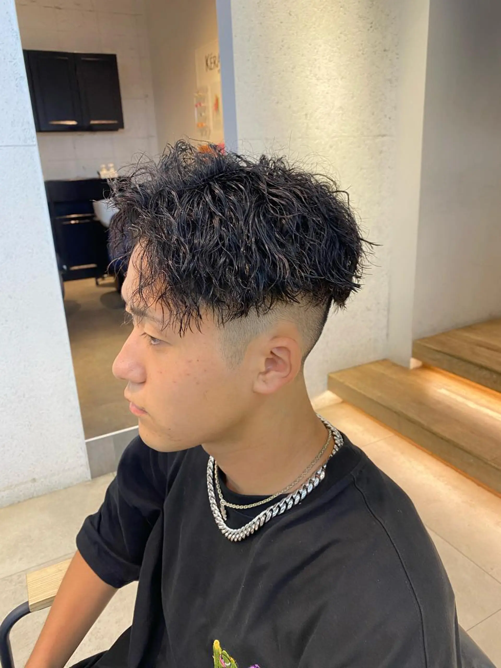 パーマ メンズ 新宿【メンズパーマ】 塩澤太一のヘアスタイル