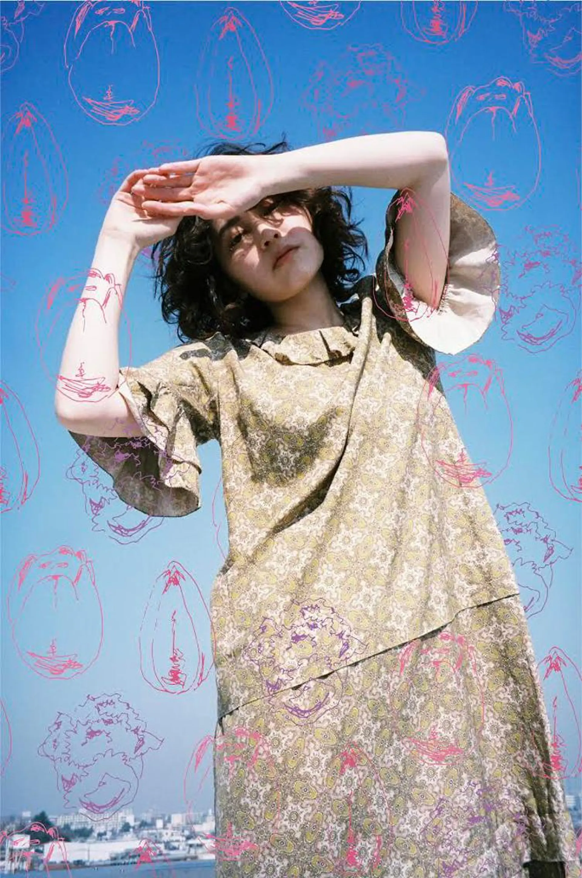 ミディアム 金田 夏野のヘアスタイル