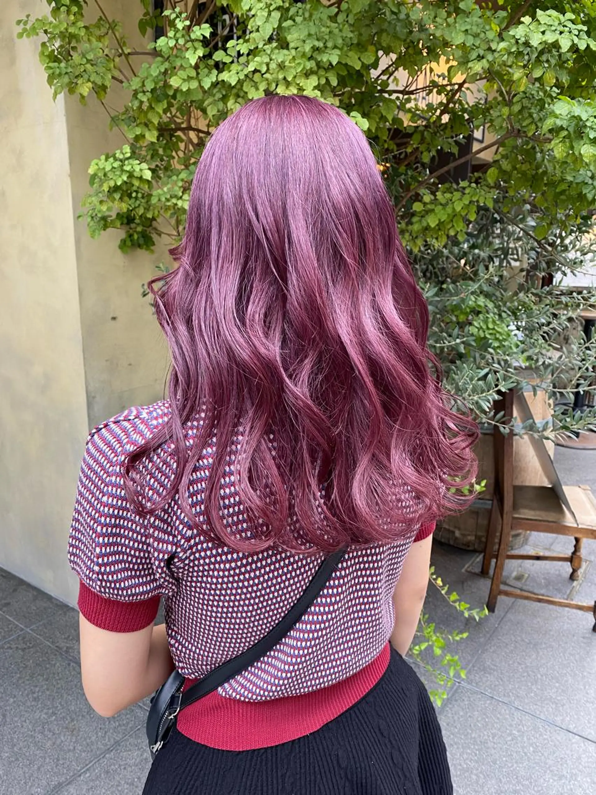 セミロング カラー パーマ ヘアアレンジ メンズ キッズ ネイル マツエク・マツパ viewstokyo所属・mana 暖色カラーカットのヘアスタイル