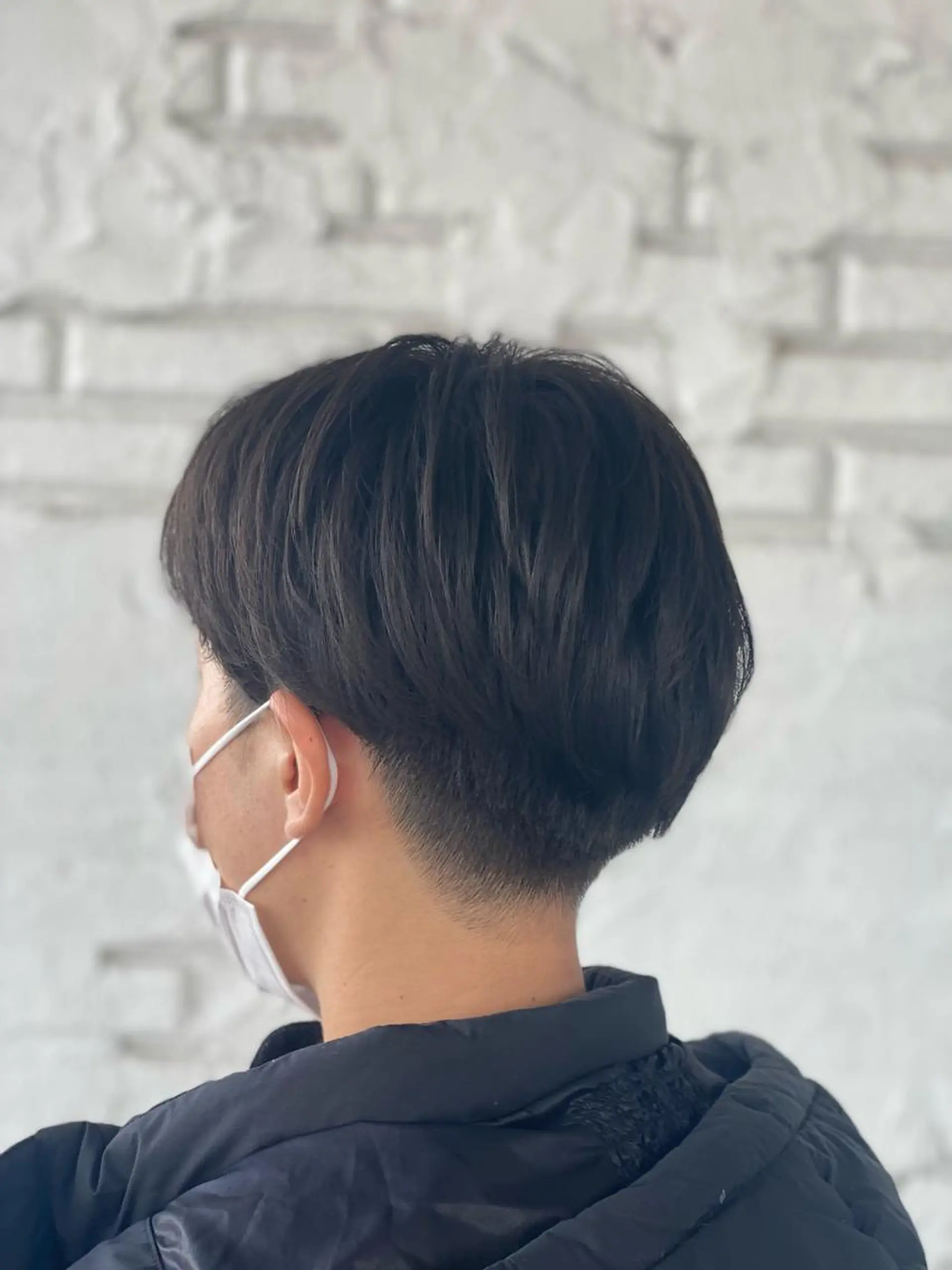 パーマ メンズ 尾崎 優也のヘアスタイル