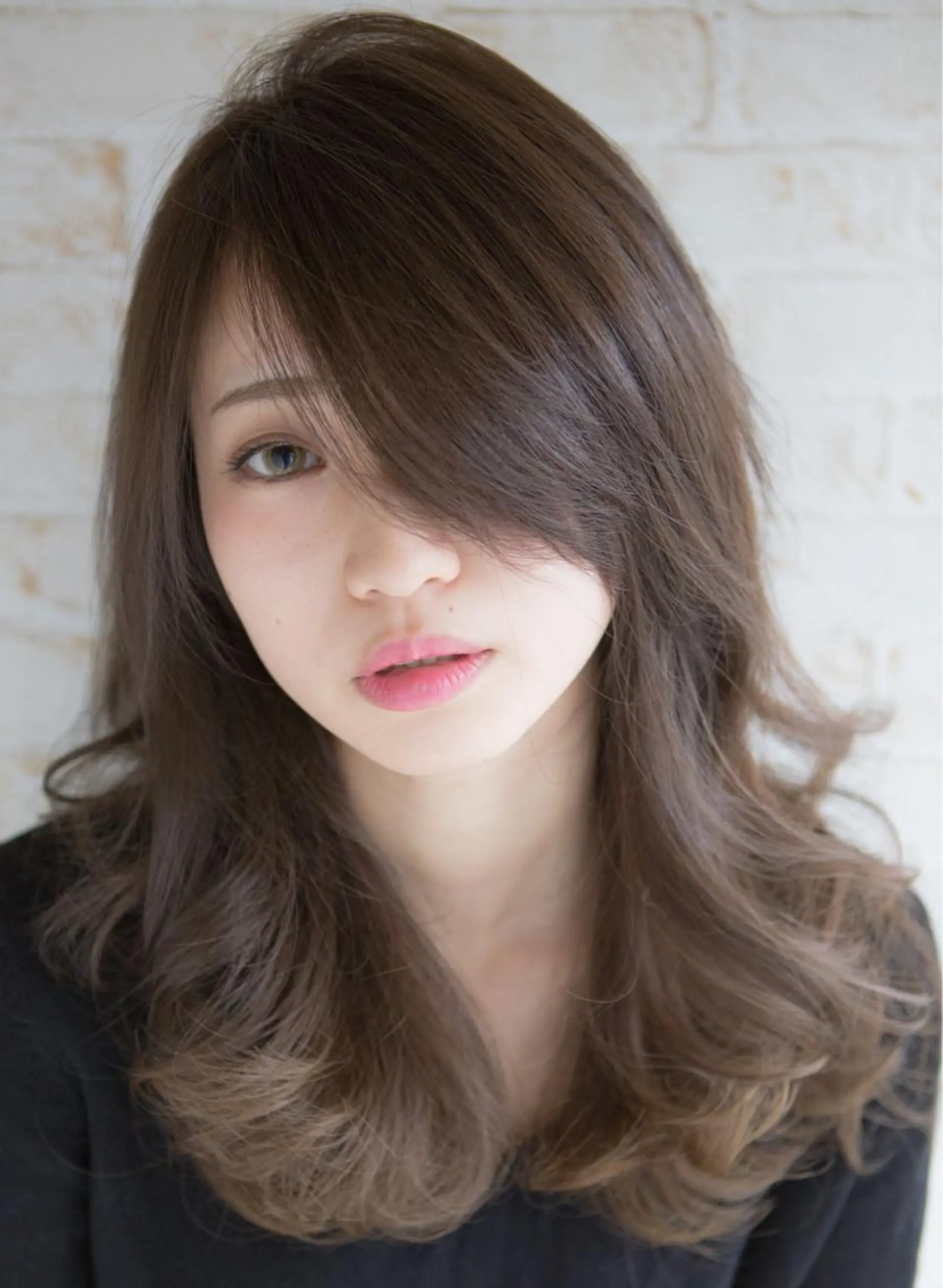 セミロング 角 大輔のヘアスタイル