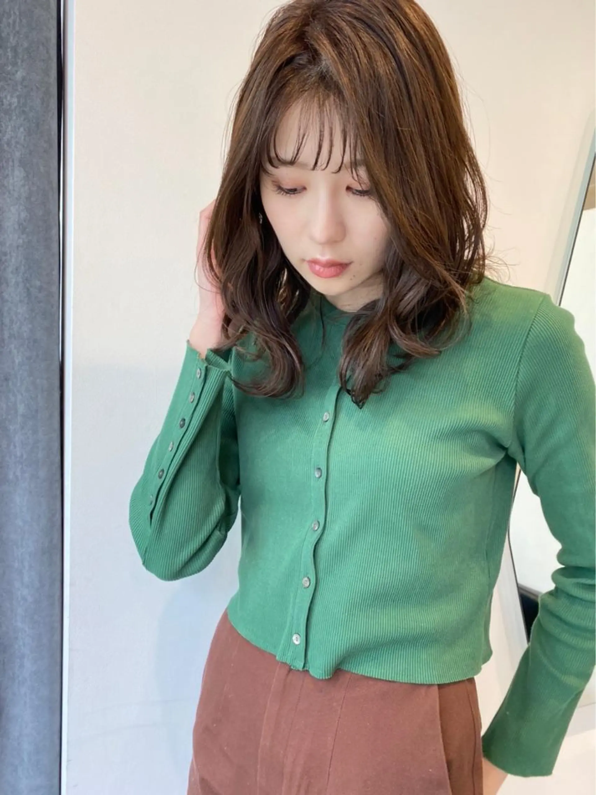 ロング カット ヘッドスパ 横手 愛美のヘアスタイル