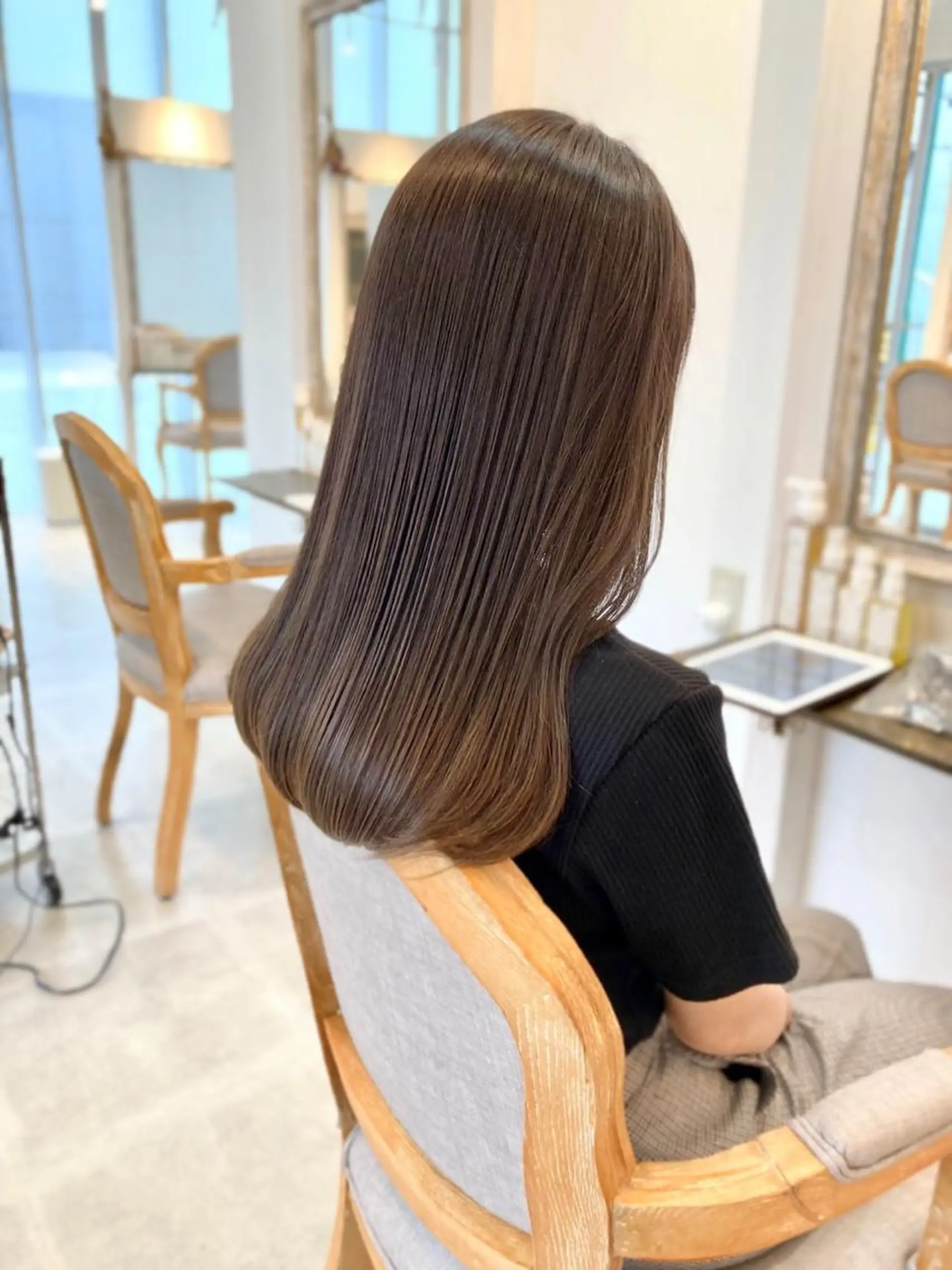 セミロング カラー ボブ& 髪質改善FUMIYAのヘアスタイル