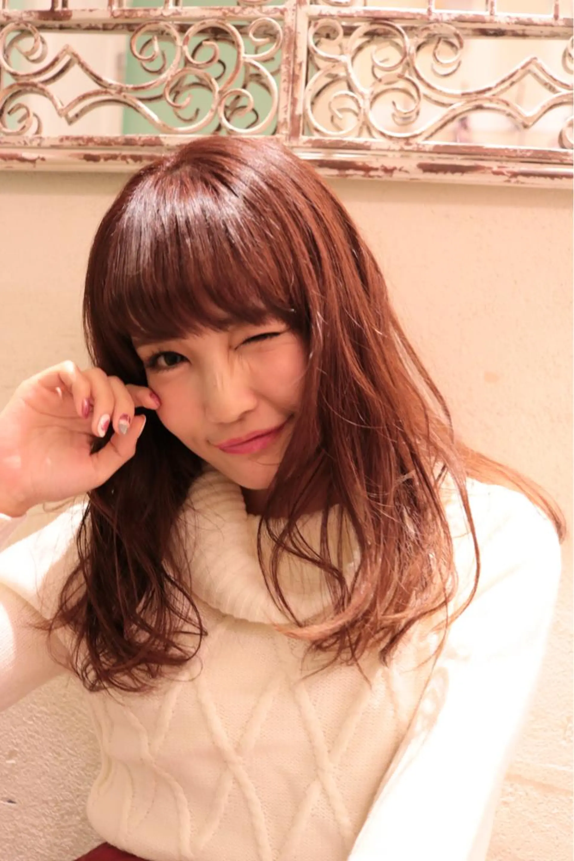 ミディアム セミロング ロング カラー ゴートゥデイシェアサロン原宿vita所属・縮毛矯正クロスパーマ 益子達也のヘアスタイル