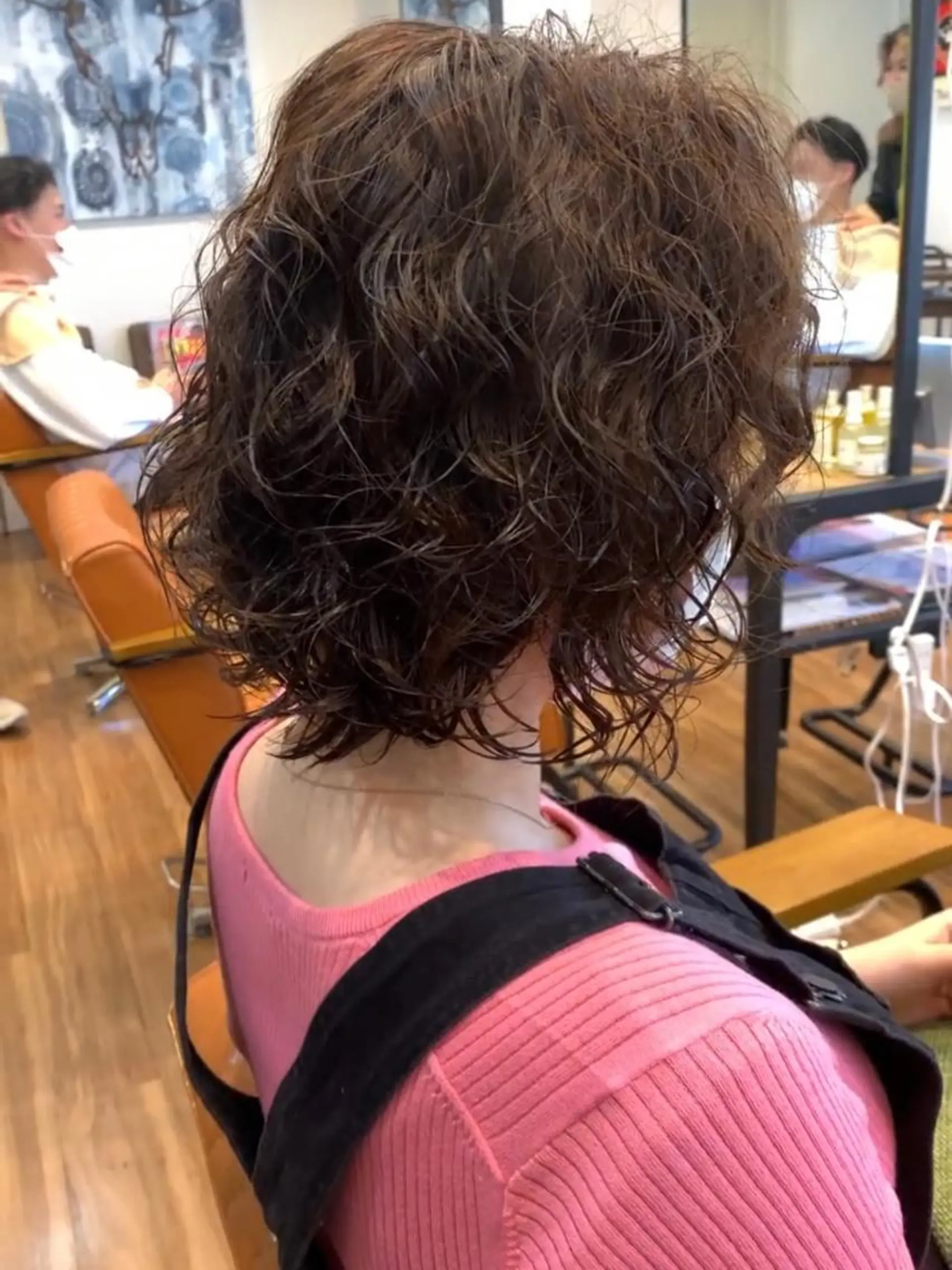 ミディアム ミディアムパーマ 古沢 新のヘアスタイル