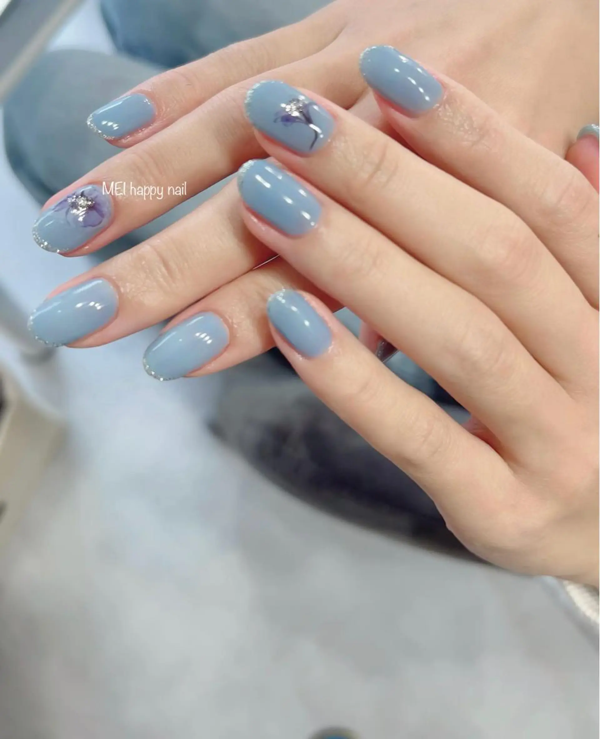 ネイル 北浦和 自爪育成ケアのネイルデザイン