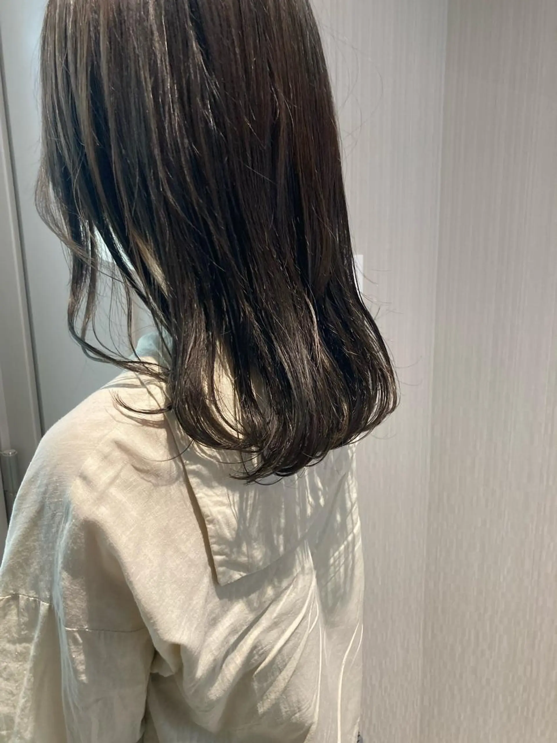 ミディアム カラー カット 縮毛矯正 小木曽智美 /ボブ/ショートのヘアスタイル