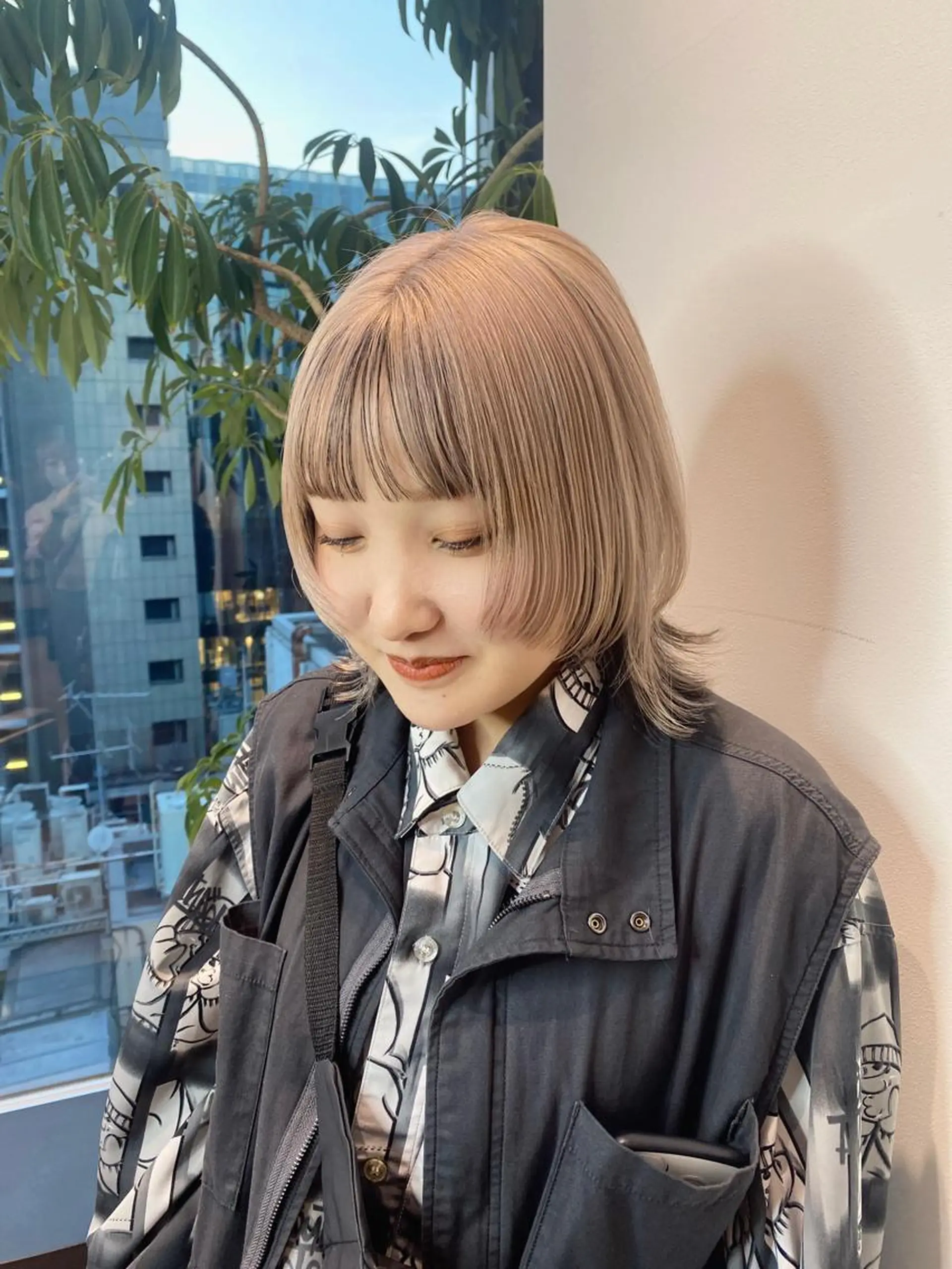 ショート ウルフカット 銀座/髪質改善/韓国 カラー🍓原田侑依のヘアスタイル