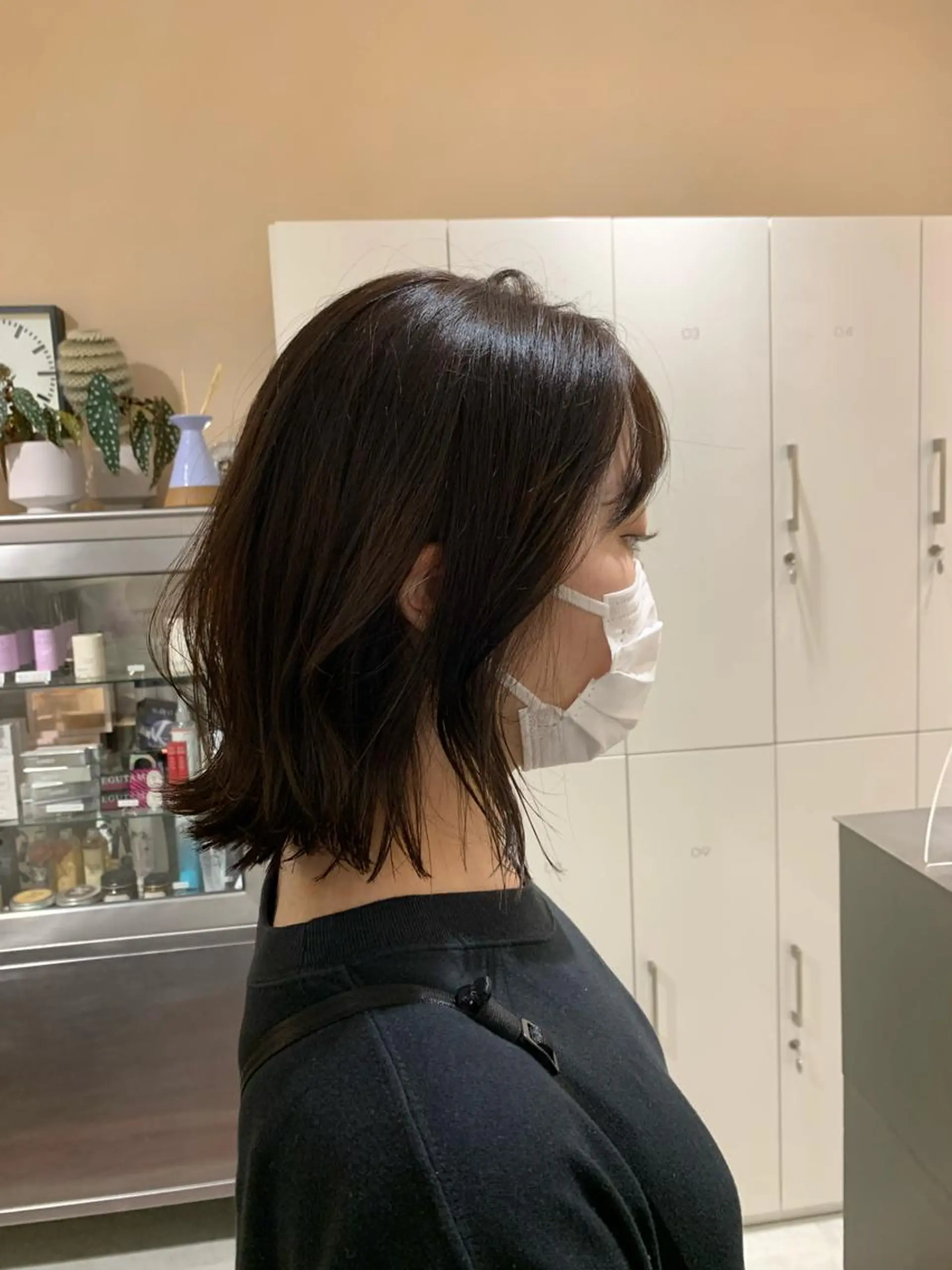 ミディアム GO TODAY  SHAIR SALON 梅田NU茶屋町店所属・田中成美/レイヤー カット/透明感カラーのヘアスタイル