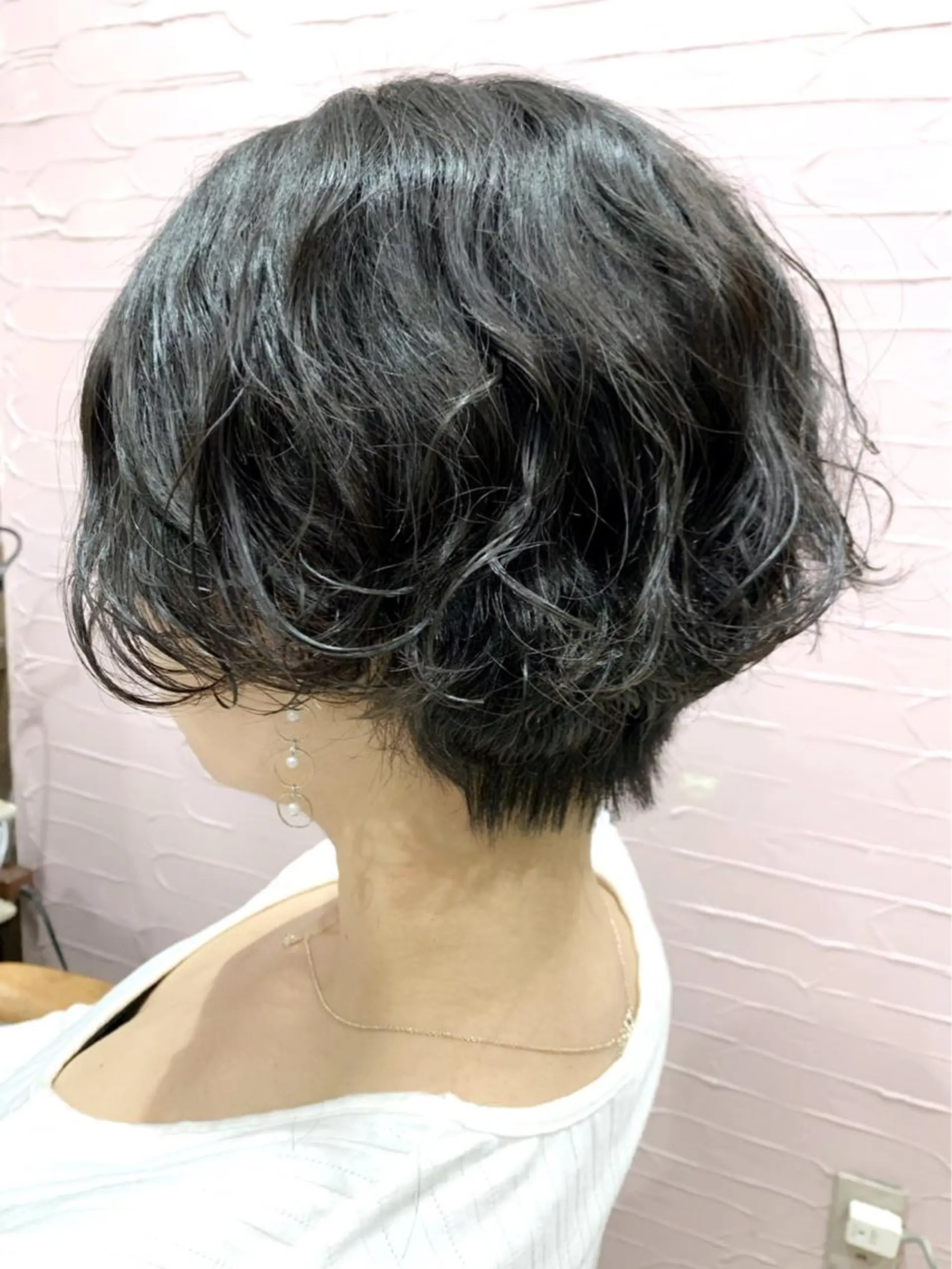 ショート パーマ ショート/ボブ特化 相良 真子のヘアスタイル