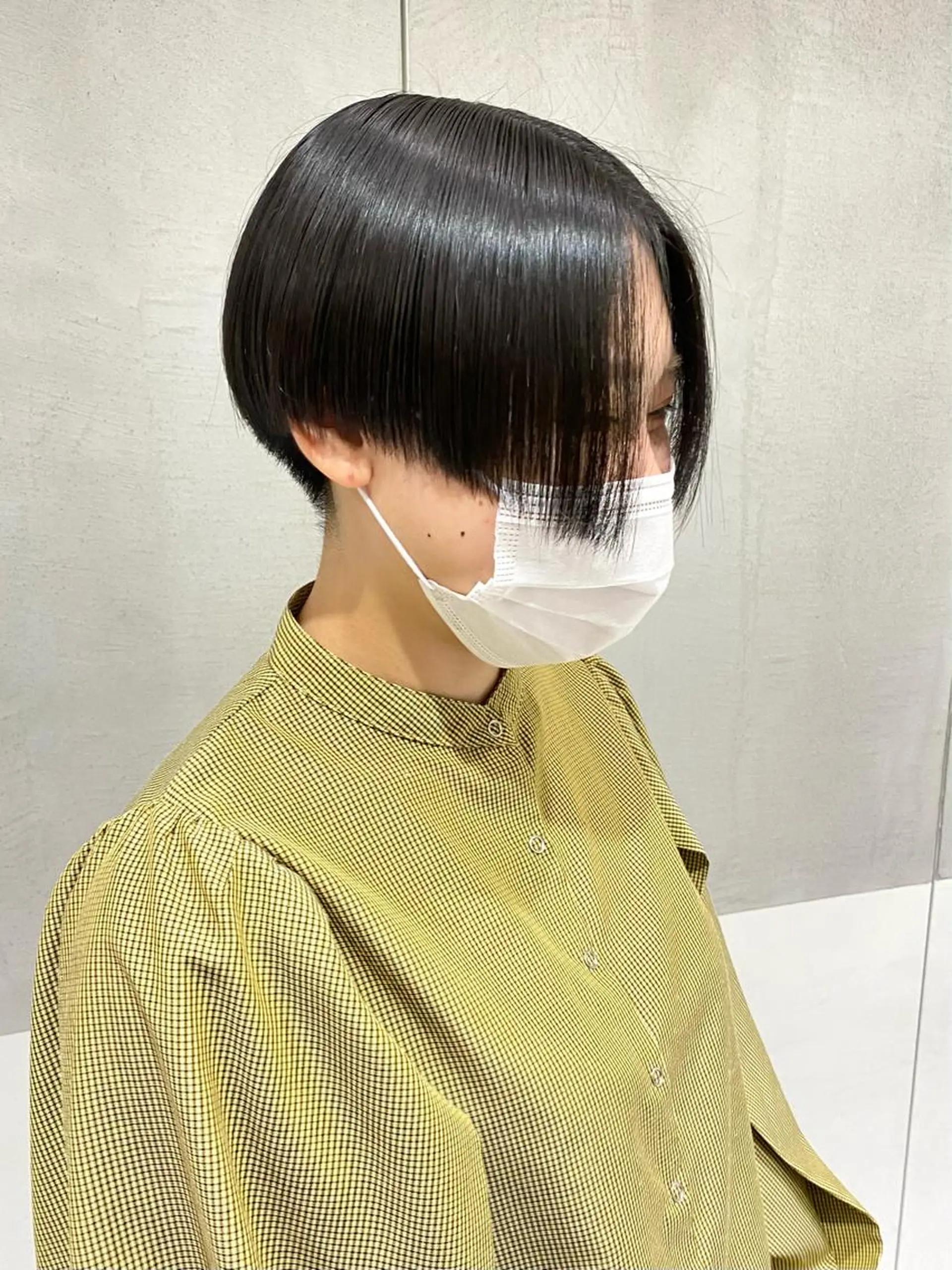 ショート カラー 艶感/ナチュラル 🩵amiのヘアスタイル