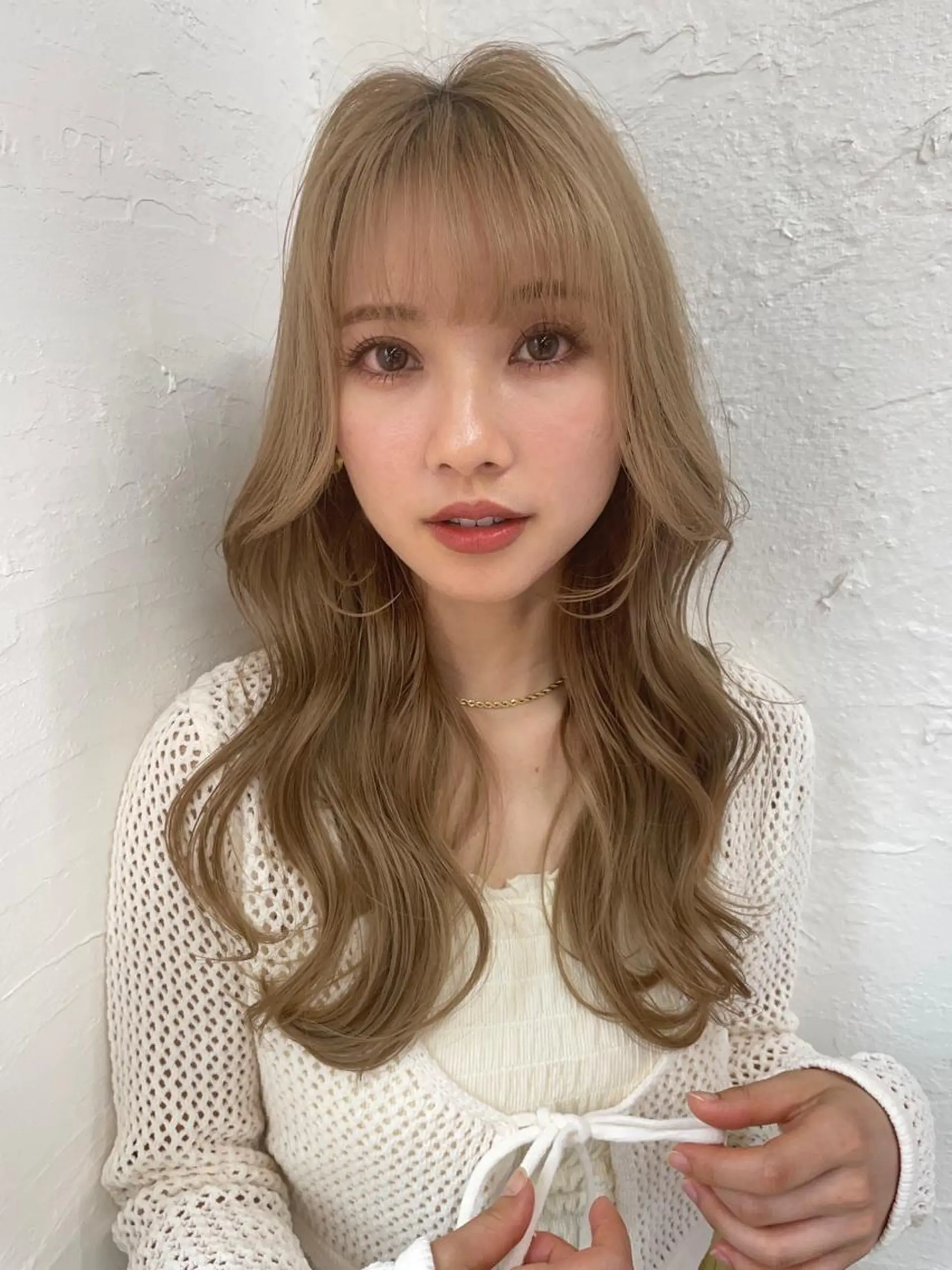 ロング カラー unico.所属・韓国ヘア/暖色カラー 新美多英のヘアスタイル