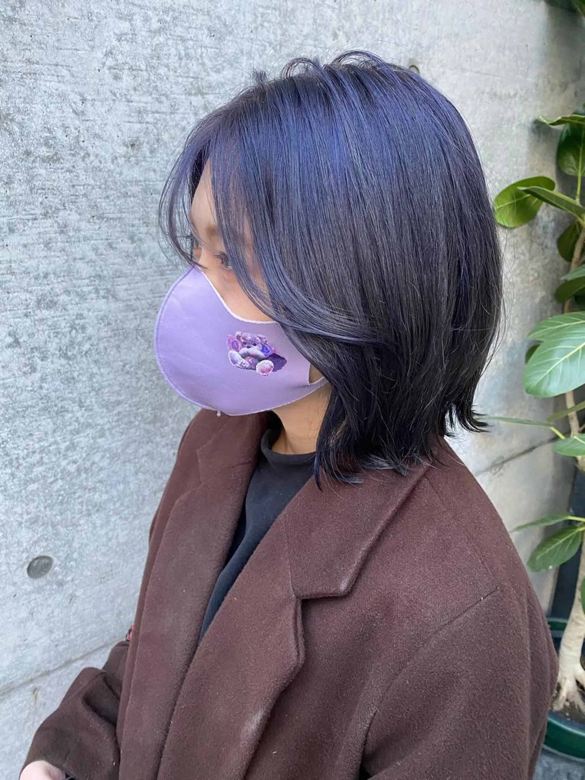 ミディアム カラー パープルカラー clomus所属・YUKA艶髪 🌸寛ぎ部屋のヘアスタイル