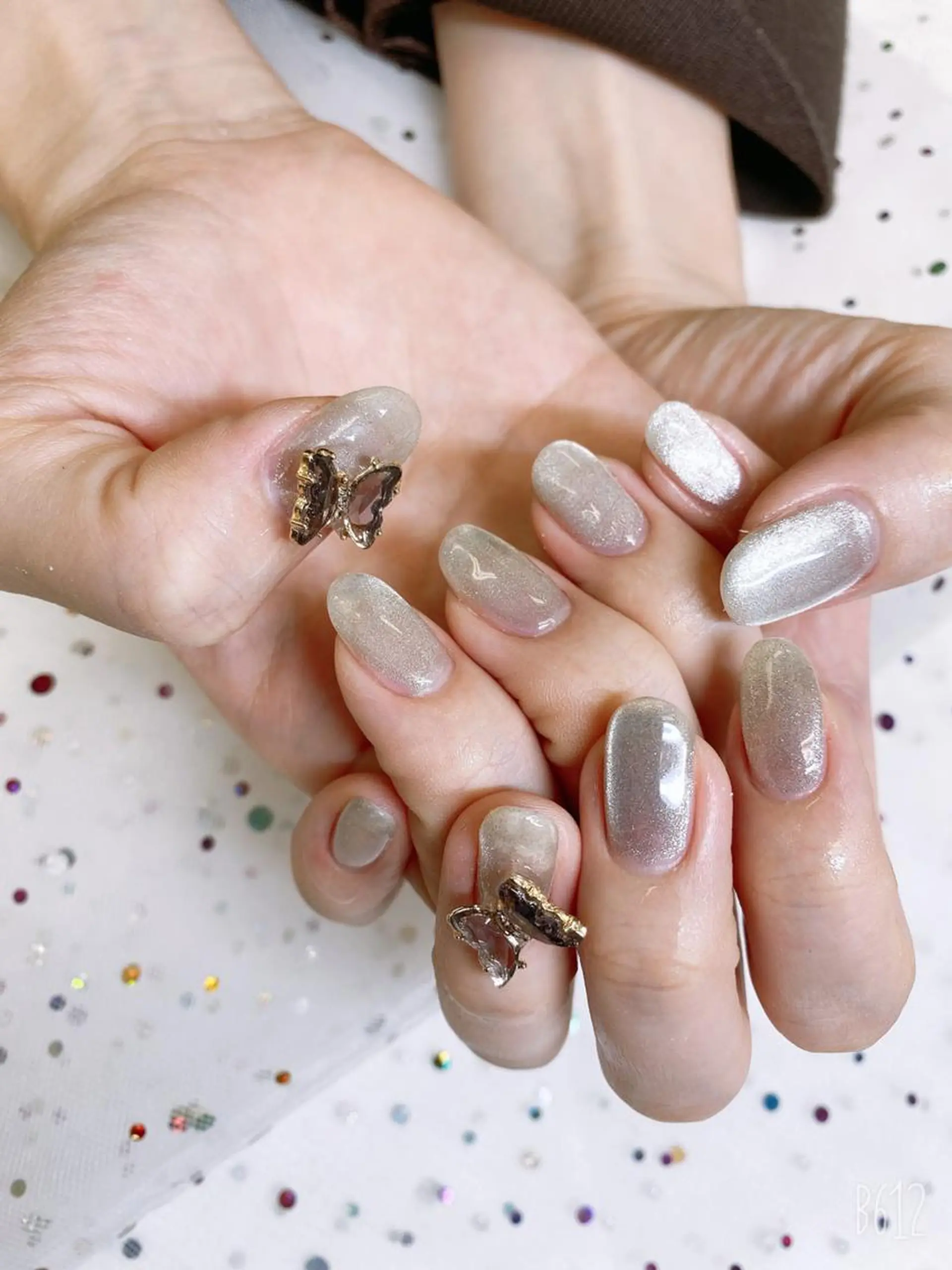 ネイル 🦋ネイルサロン ブラン🌈ゆりのネイルデザイン