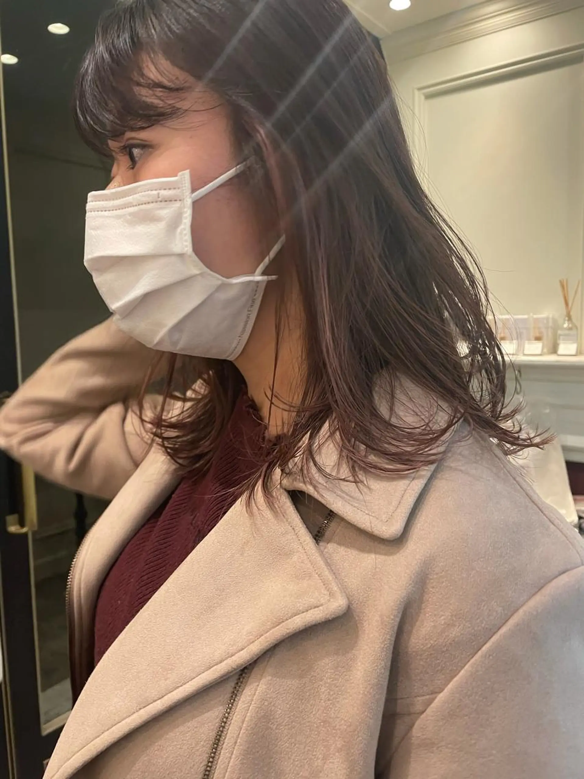 ミディアム カラー ピンクカラー classic 新横浜所属・大人girly🛋️ 🤍yukakoのヘアスタイル