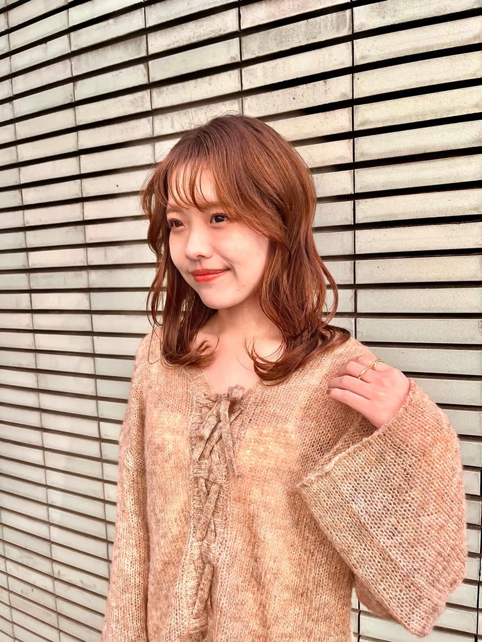 ロング カット パーマ ルーツカラー/ デザインカラー/井川のヘアスタイル