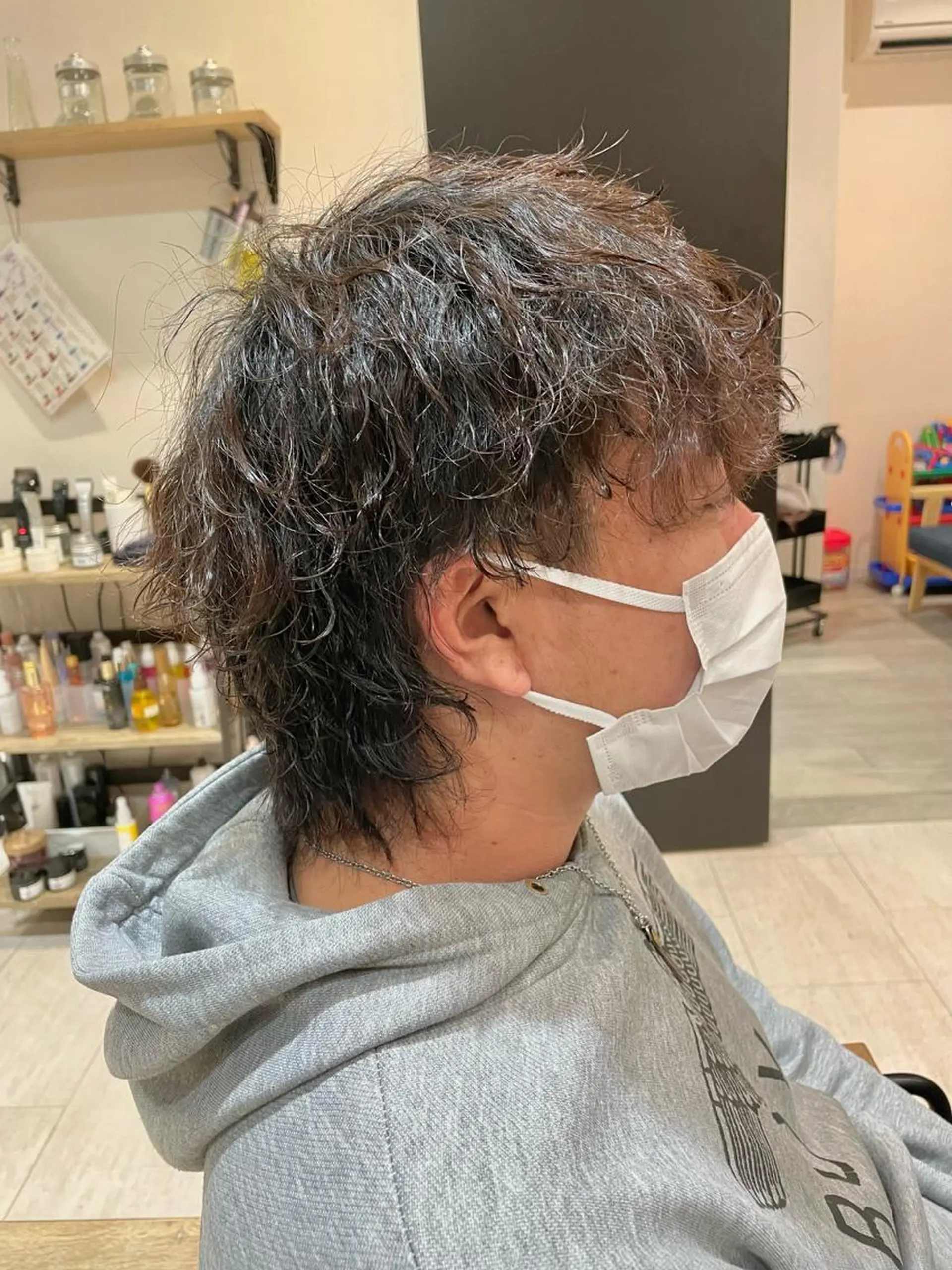 パーマ メンズ メンズパーマ 波巻きパーマ カット パーマ 【neo.】 Mahoのヘアスタイル