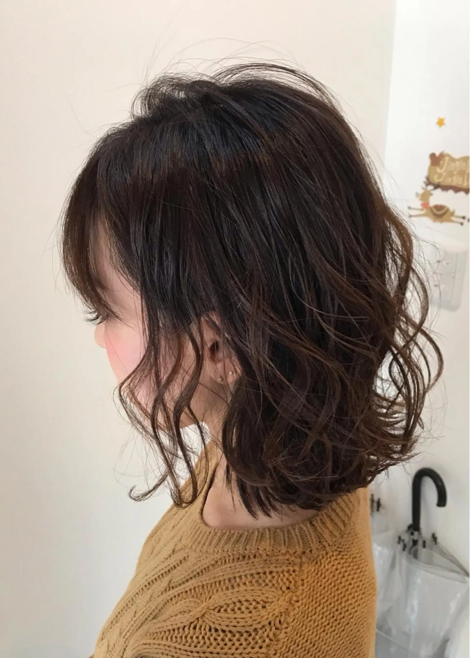 ミディアム カラー パーマ ヘアアレンジ イルミナカラー ボブ カット ヘアカラー APSEE メンズカラー特化のヘアスタイル