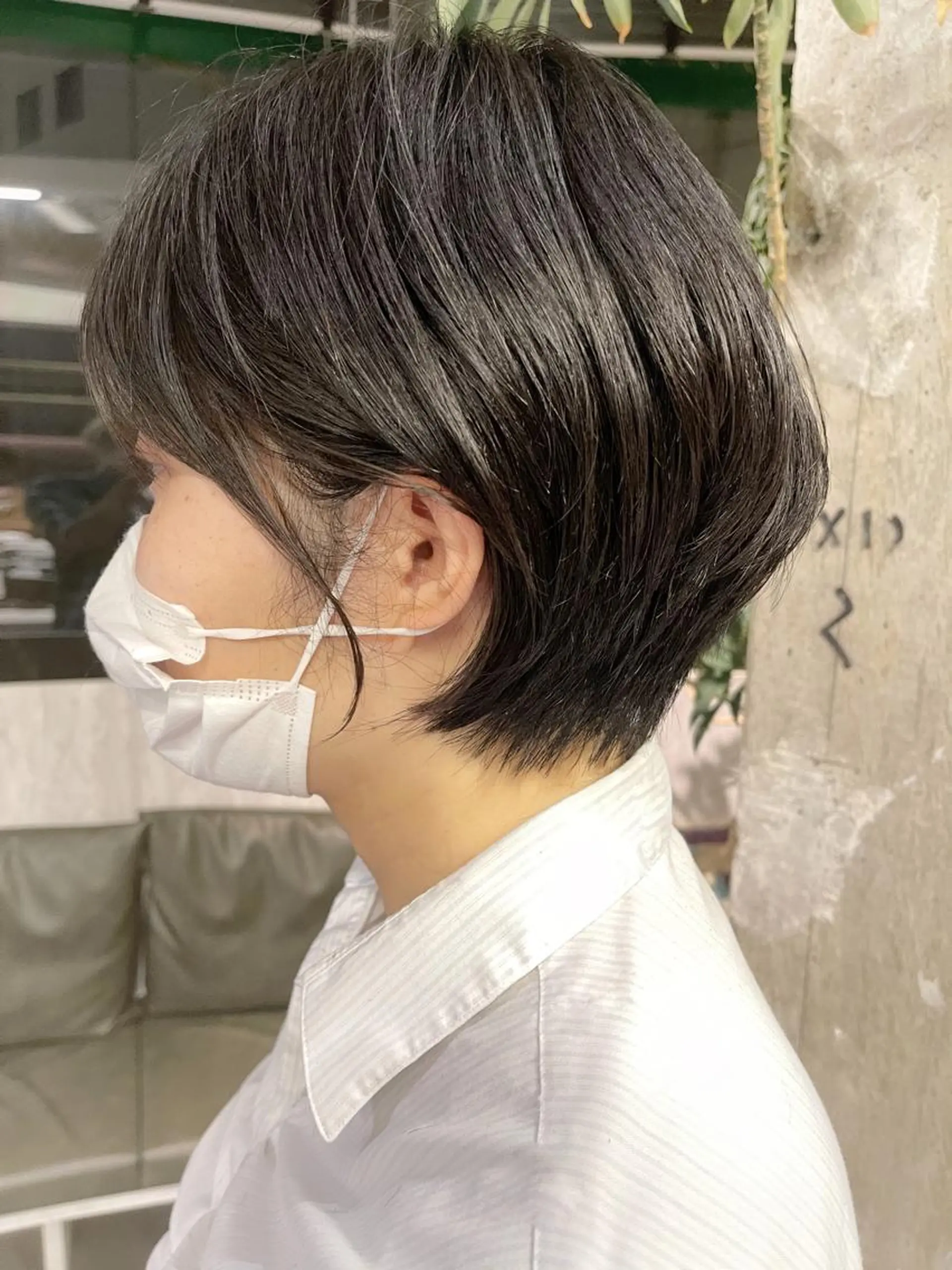 ショート レイヤー特化/小顔顔 周り/セノ/表参道のヘアスタイル