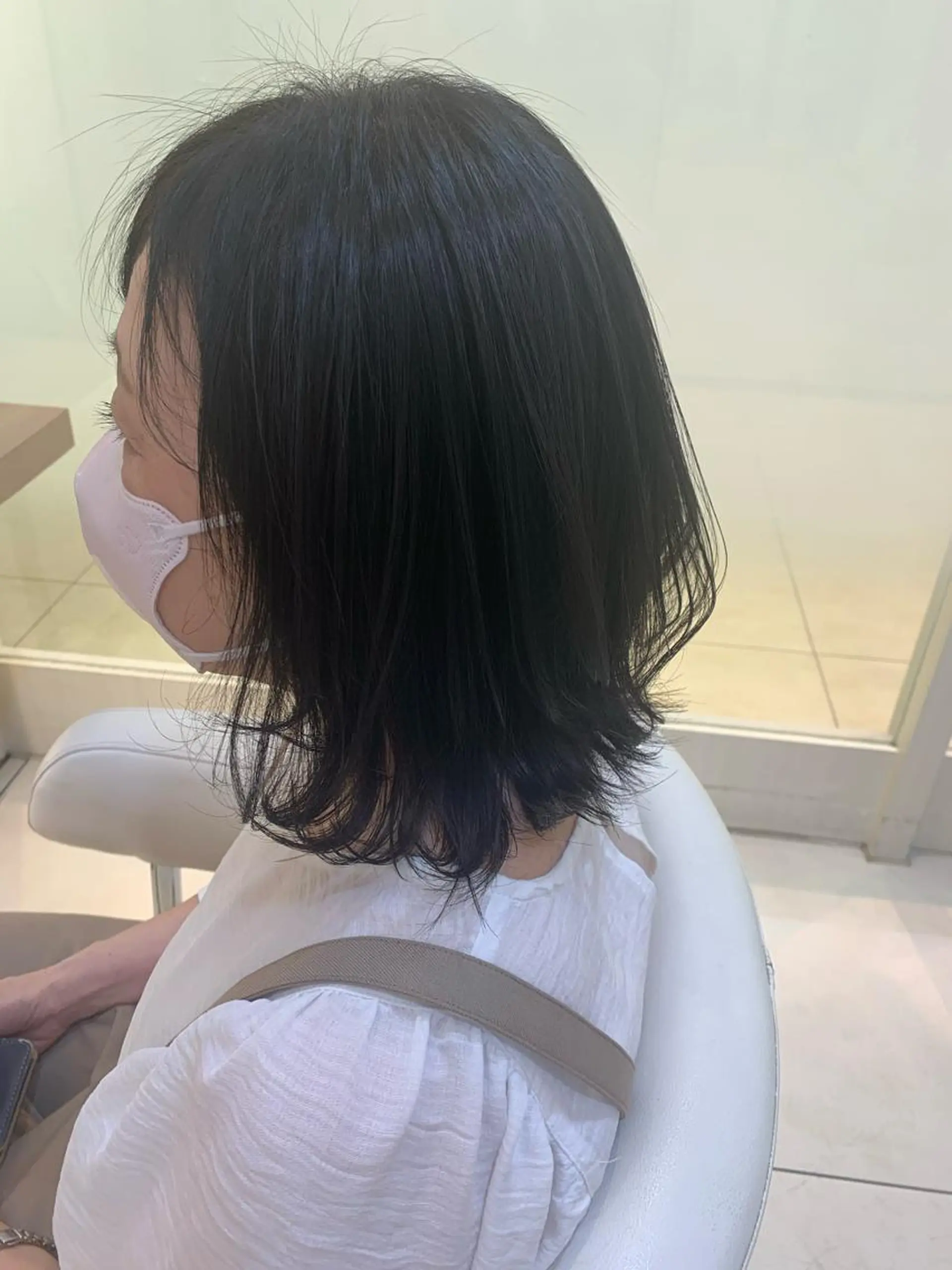 ミディアム カラー 似合わせカラー/艶 髪質改善/ヨシザキのヘアスタイル