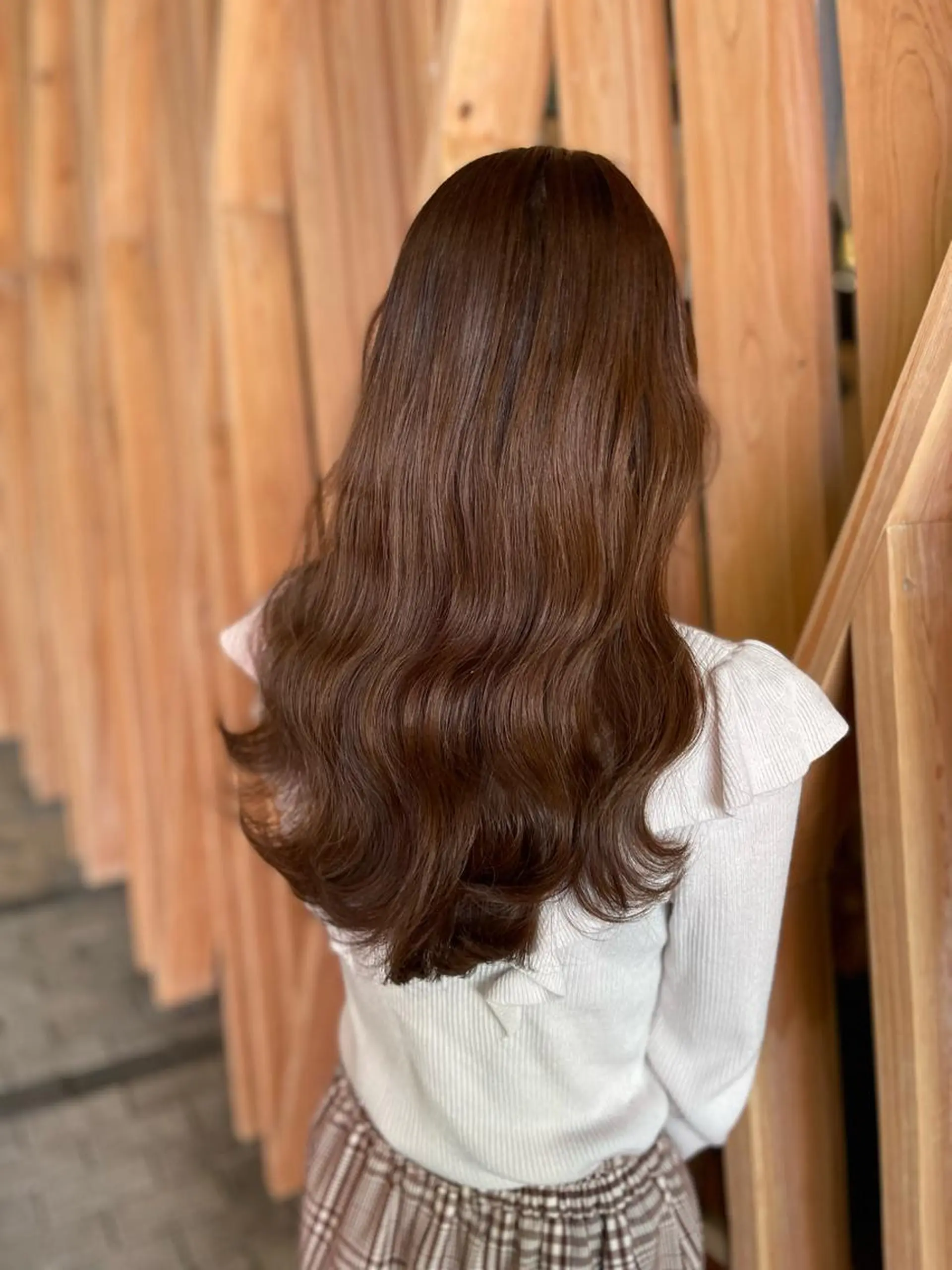 ロング アッシュ 髪質改善 ヘアカラー 【髪質改善特化】 新宿/縮毛矯正/セラのヘアスタイル