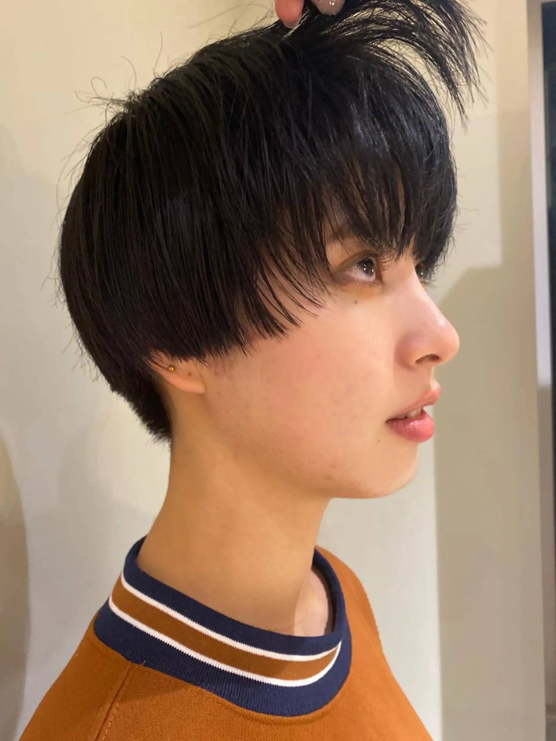 ショート カラー ヘアアレンジ ブルーカラー ネイビーカラー Natural仙台長町店所属・shoji༄ mikuのヘアスタイル