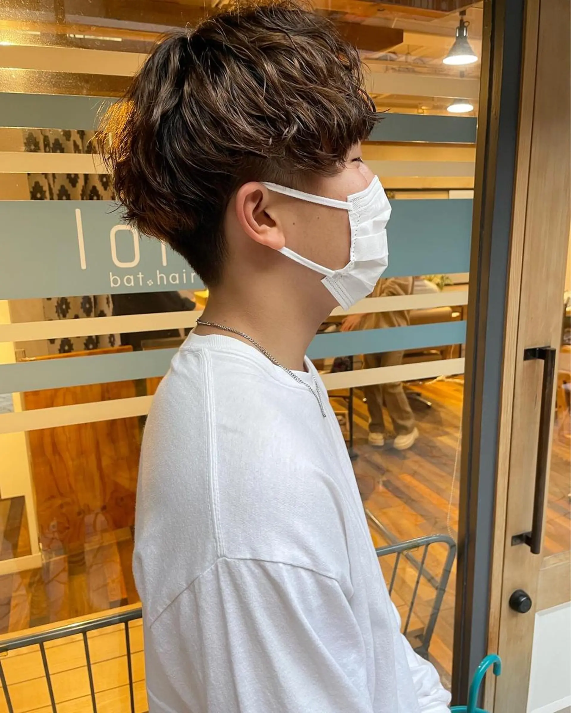 パーマ メンズ あずまぐち めぐみのヘアスタイル