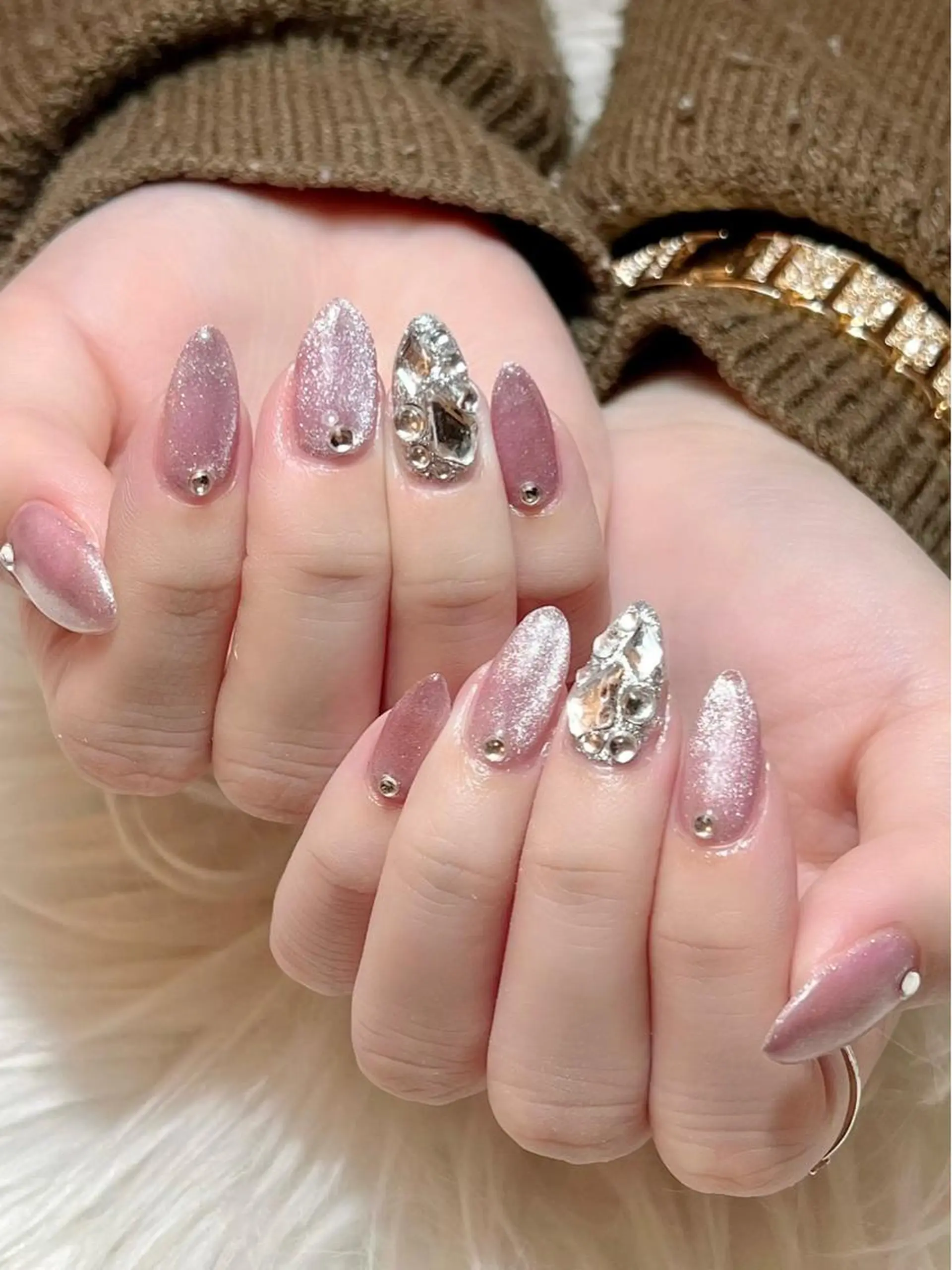 ネイル マグネットネイル ネイルサロンfeel茂原店所属・Feel ‪‪☺︎‬Yuriaのネイルデザイン