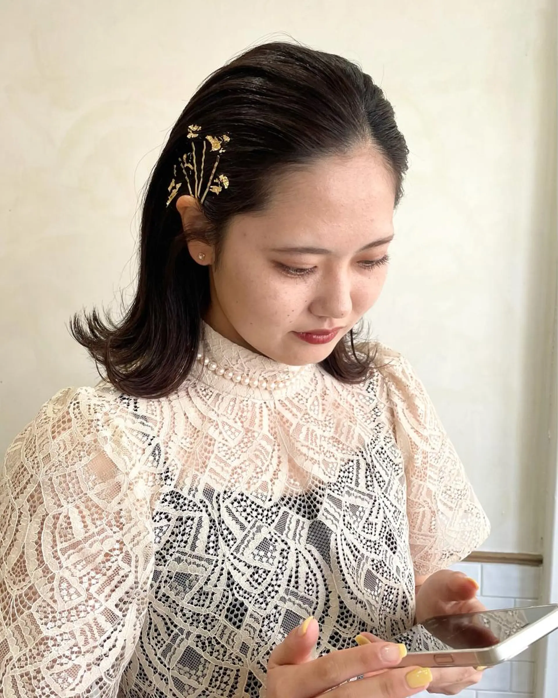 セミロング カラー ヘアアレンジ ヘアカラー ⌇ROMEO京橋店⌇ 鎌谷明星🪷のヘアスタイル