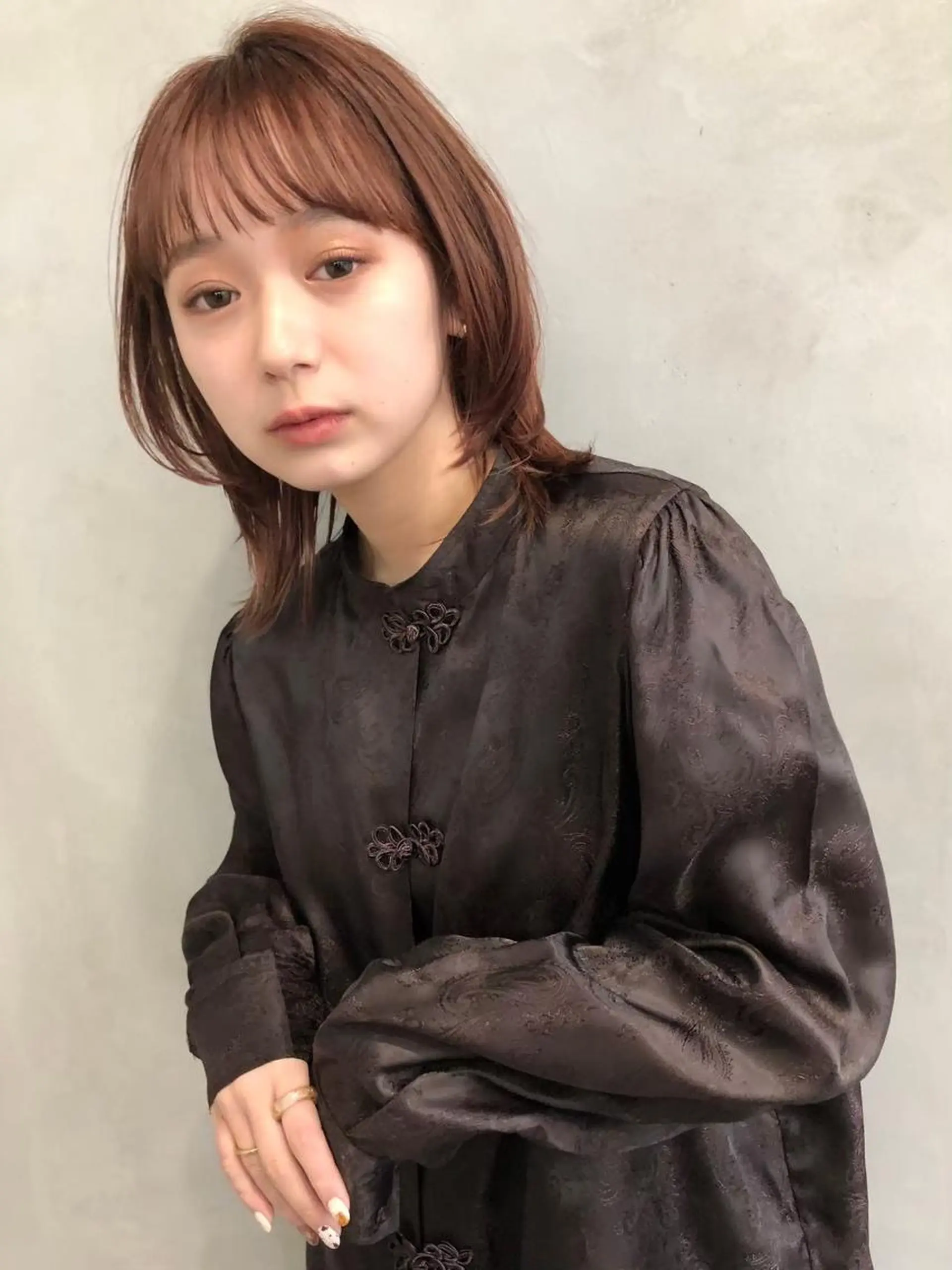 ミディアム カラー ヘアアレンジ ミディアムパーマ アクアカラー ダブルカラー グラデーションカラー ハイライトカラー 💝髪質改善💝_ chlom🌸春🌸のヘアスタイル