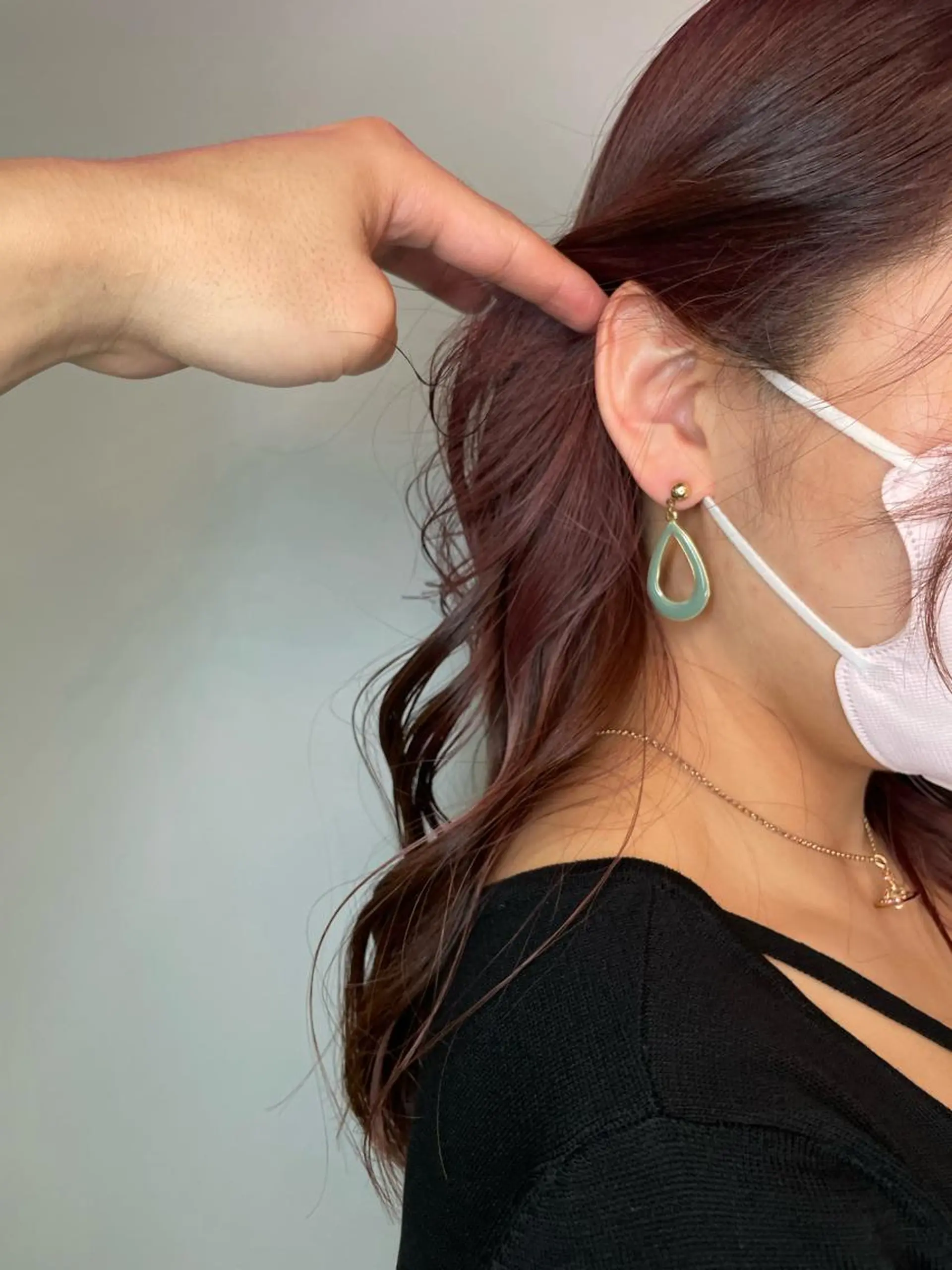 ロング カラー ベージュカラー ピンクカラー ピンクベージュ ®️レイヤー/透明感 カラー/星野六三四のヘアスタイル