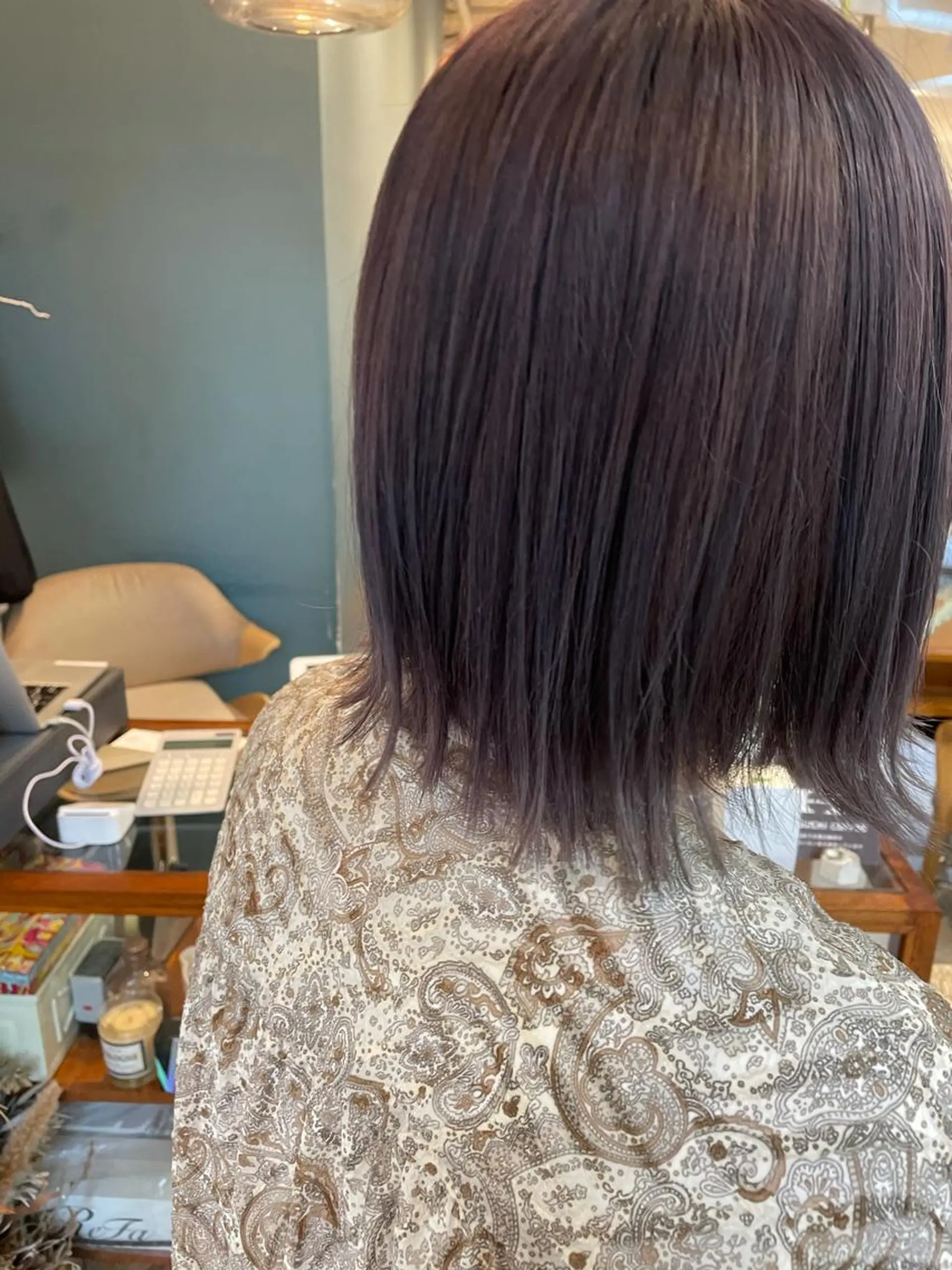 ミディアム カラー ベージュカラー ラベンダーカラー ラベンダーベージュ ヘアカラー 中目黒🌼 🌼ハナのヘアスタイル