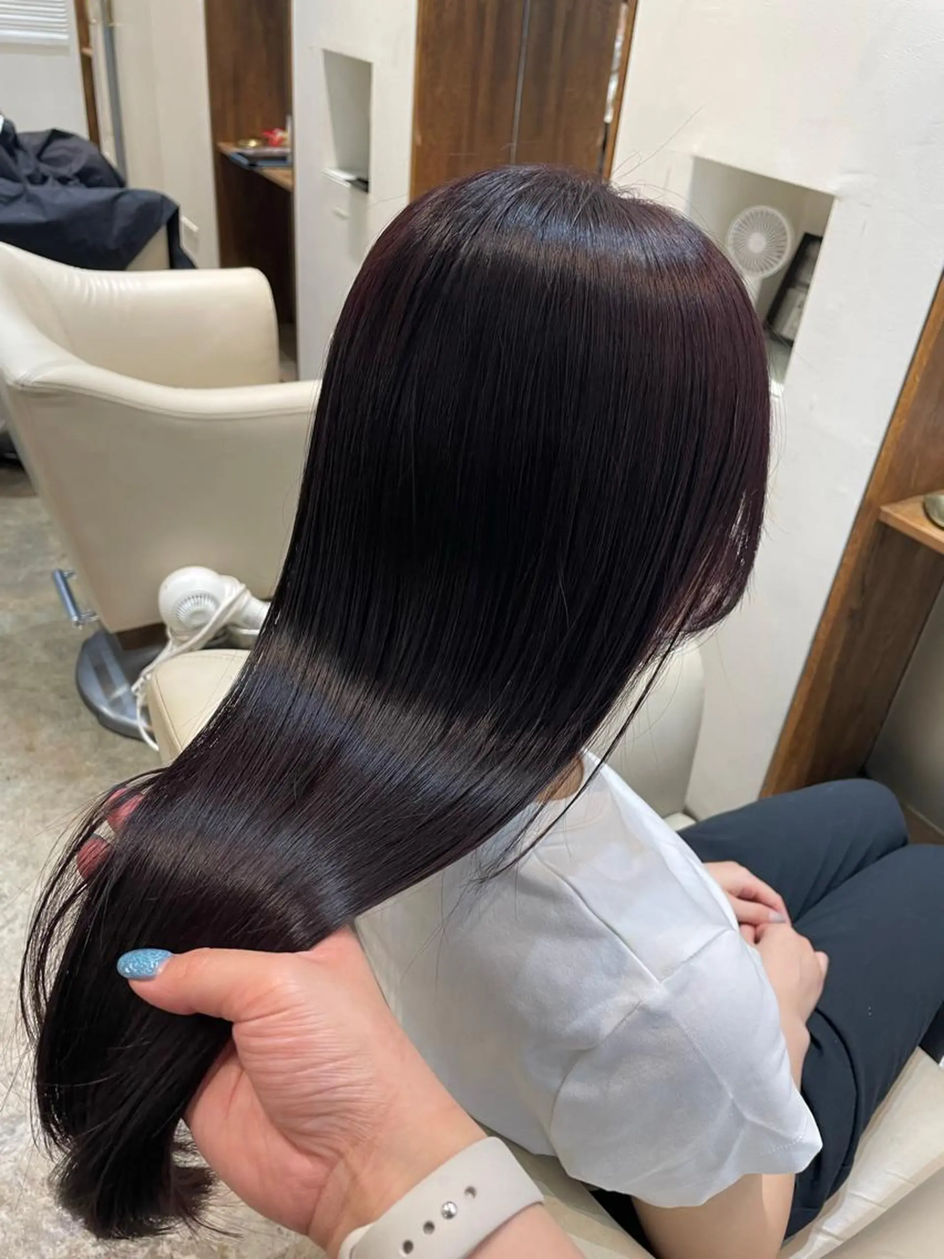 ロング カラー ヘアカラー トリートメント 【完全個室】大宮東口 暖色カラー/山崎唯奈のヘアスタイル