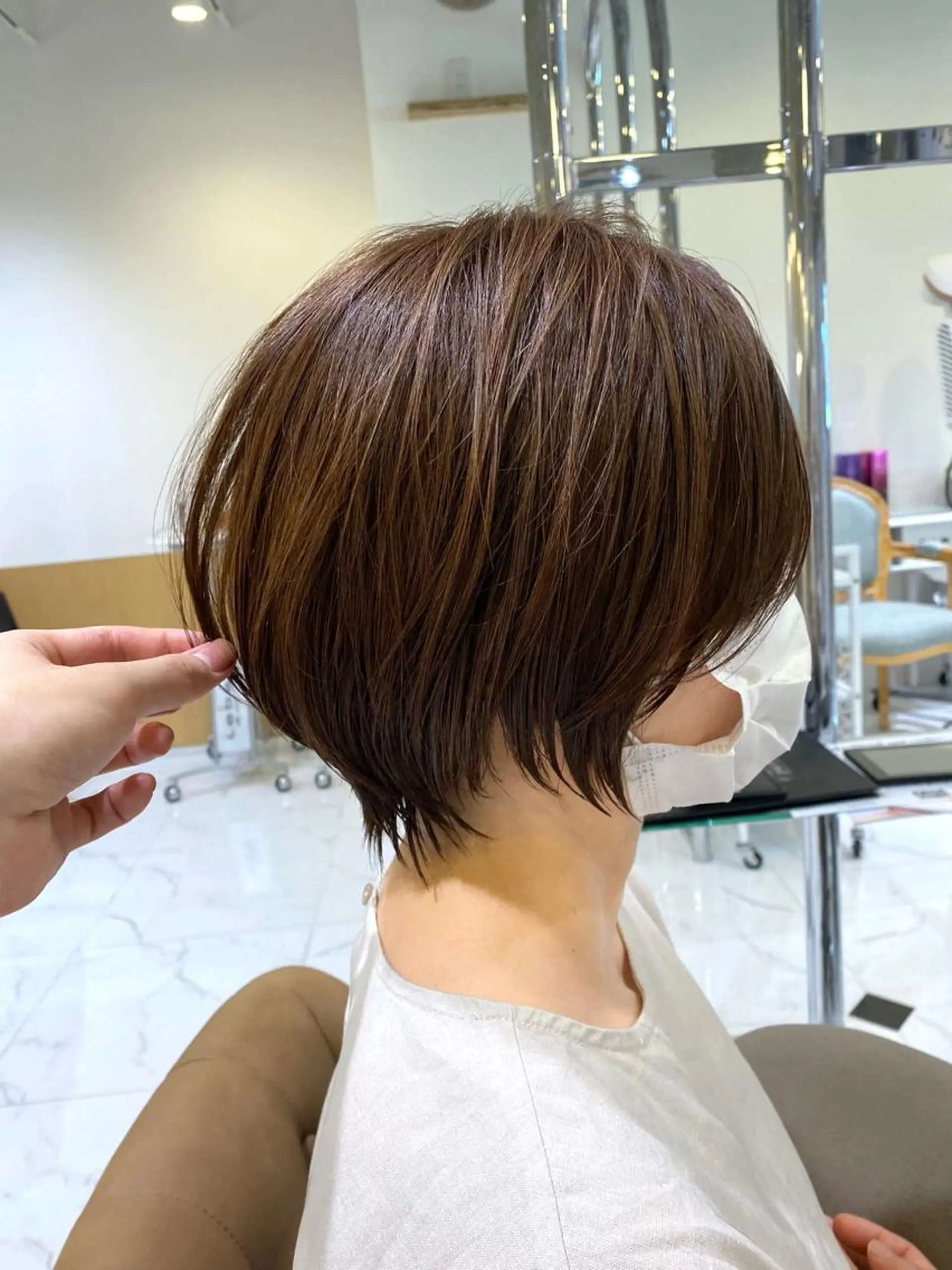 ショート ショートヘア 坂井 茅聖のヘアスタイル