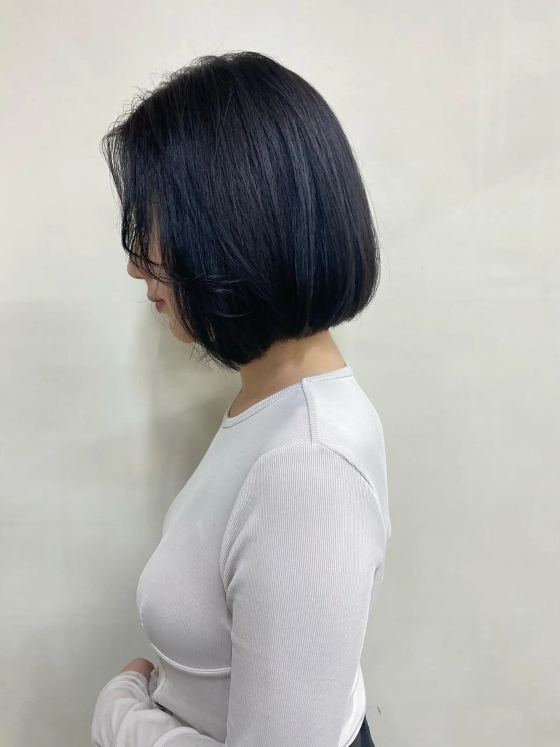 ショート カラー 韓国風ヘア ヘアカラー トリートメント レイヤーウルフ エクステ磯部のヘアスタイル