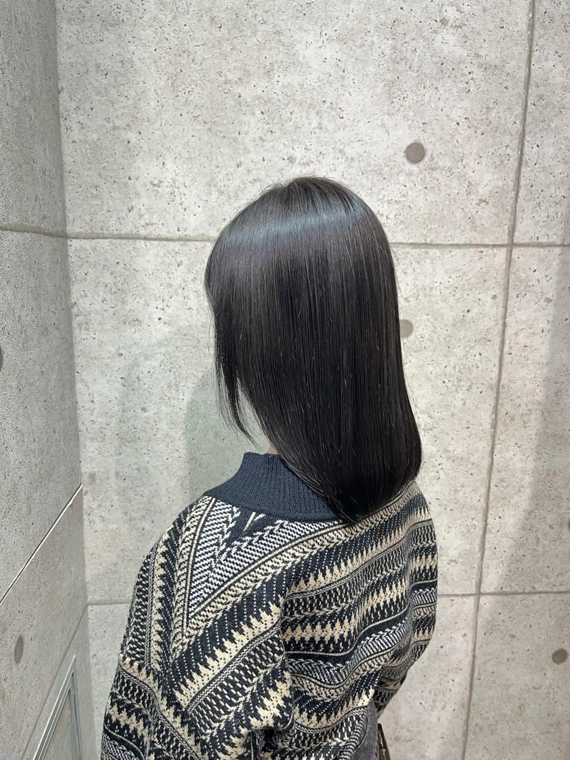 ミディアム カラー オリーブカラー 【透明感カラー‎✨】 中島日菜のヘアスタイル