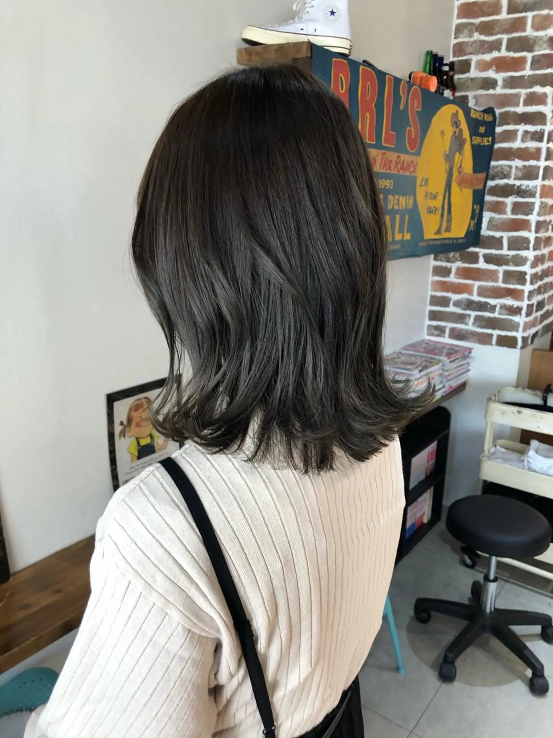 ミディアム カット ヘアカラー トリートメント ヘアセット 🌟小顔カット🌟 レイヤーカットボブのヘアスタイル