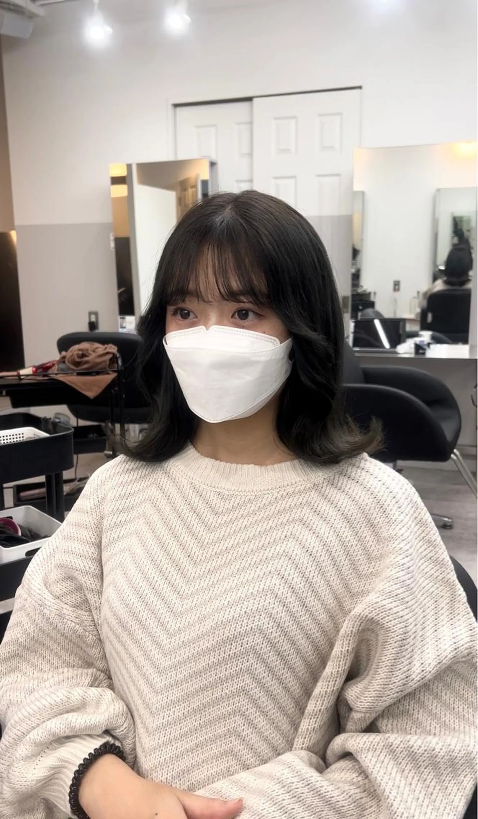 ミディアム 🫧髪質改善 講師🫧🍎幹細胞のヘアスタイル