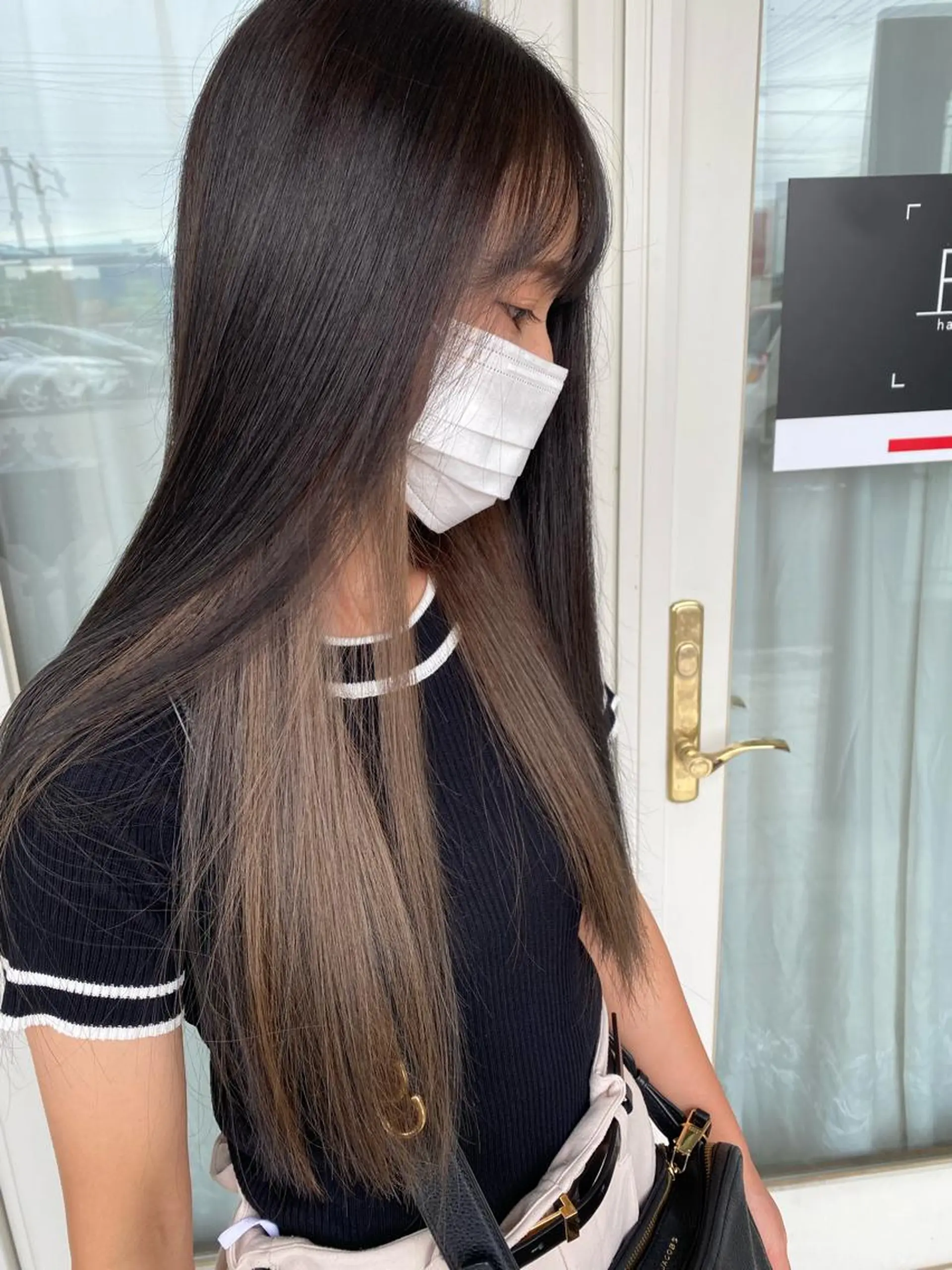 ロング カラー インナーカラー ロング 🫧赤み消しカラー nanami🫧のヘアスタイル